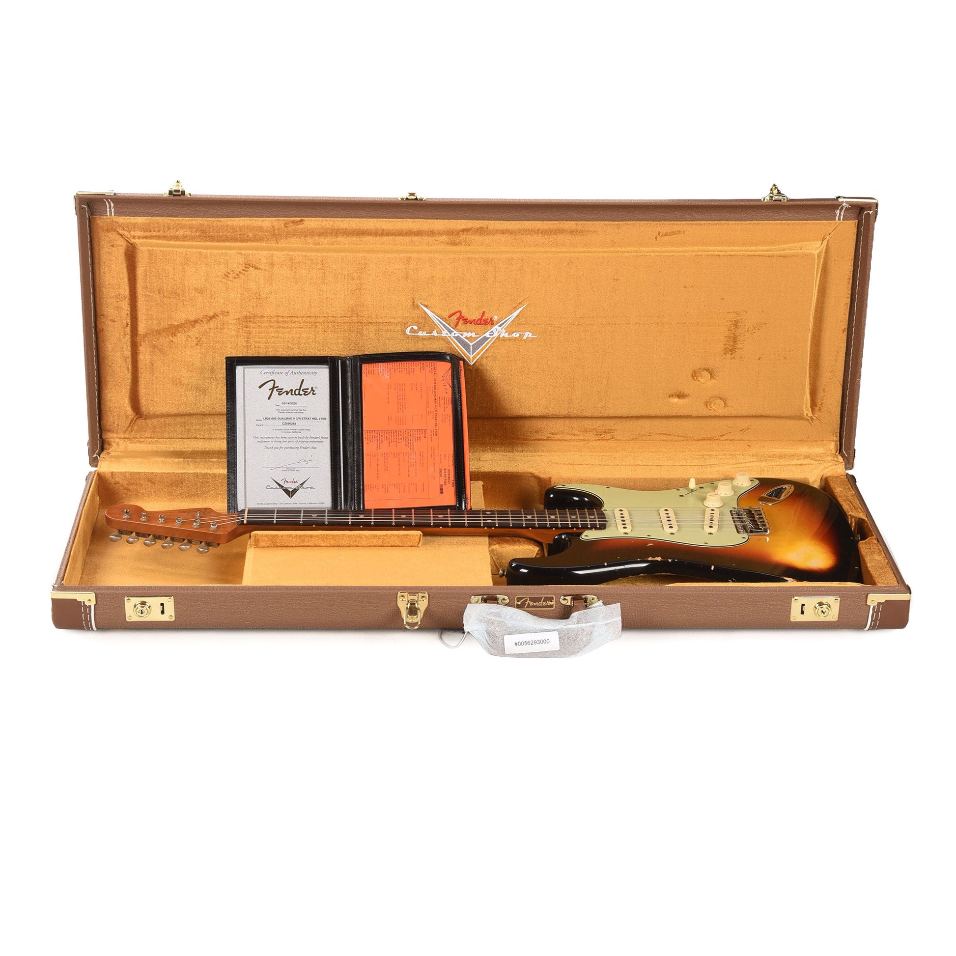 Fender Custom Shop 1960s Dual Mag II Stratocaster Relic 3-Tone Sunburst w/Roasted Maple Neck