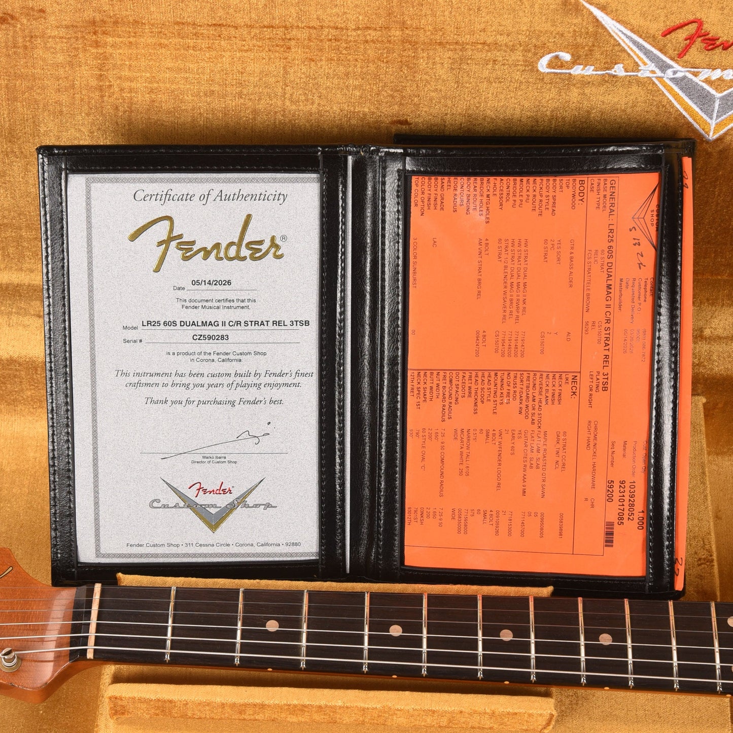 Fender Custom Shop 1960s Dual Mag II Stratocaster Relic 3-Tone Sunburst w/Roasted Maple Neck