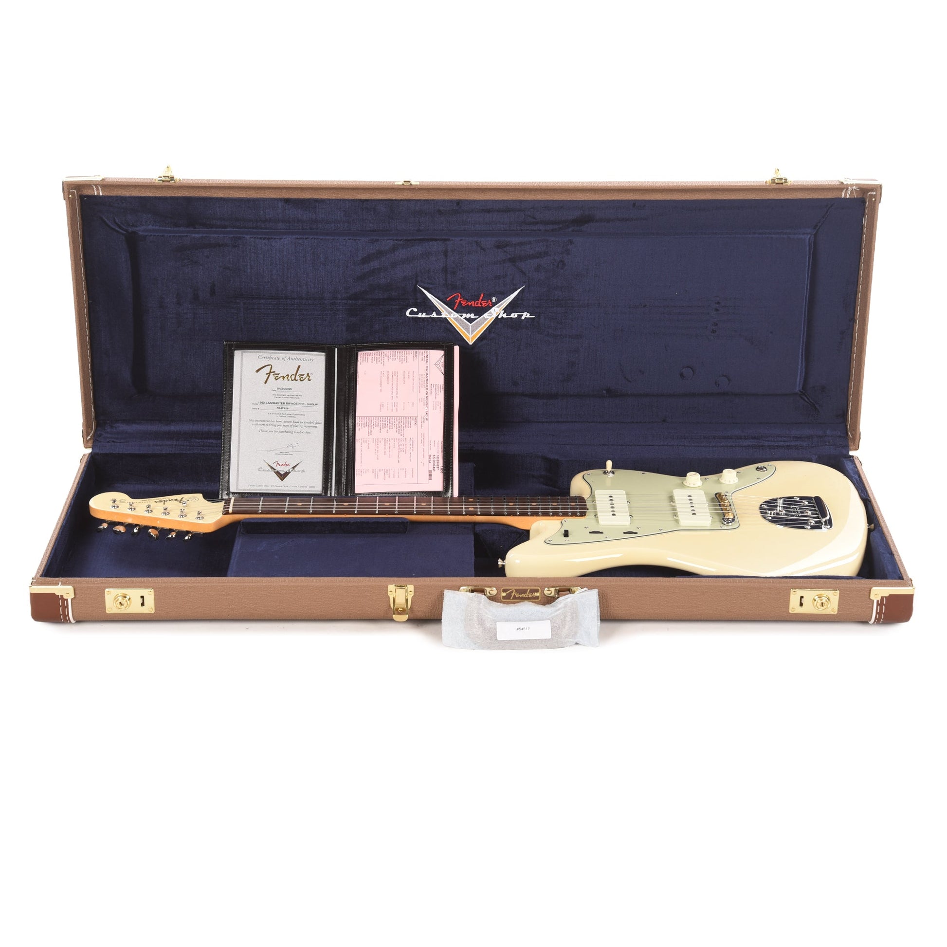 Fender Custom Shop 1962 Jazzmaster "Chicago Special" NOS Super Aged Olympic White