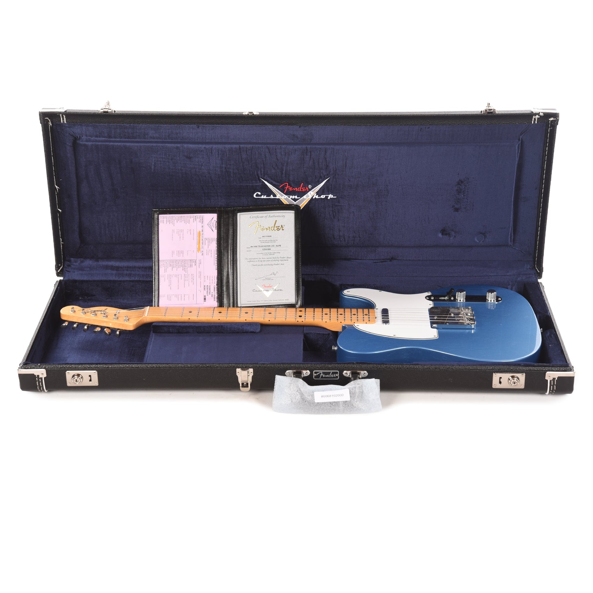 Fender Custom Shop 2026 Time Machine 1966 Telecaster Deluxe Closet Classic Aged Lake Placid Blue