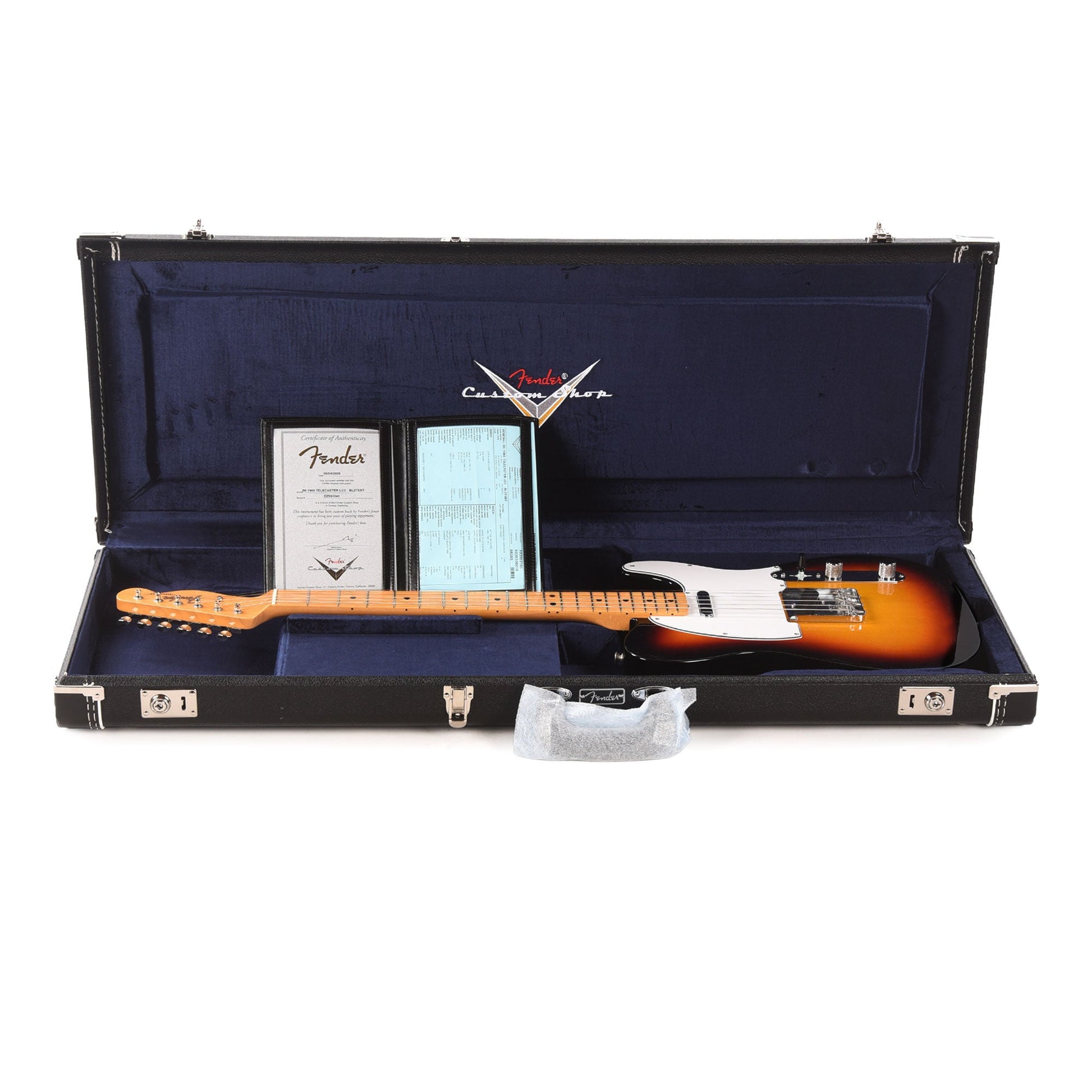 Fender Custom Shop 2026 Time Machine 1966 Telecaster Deluxe Closet Classic Bleached 3-Tone Sunburst