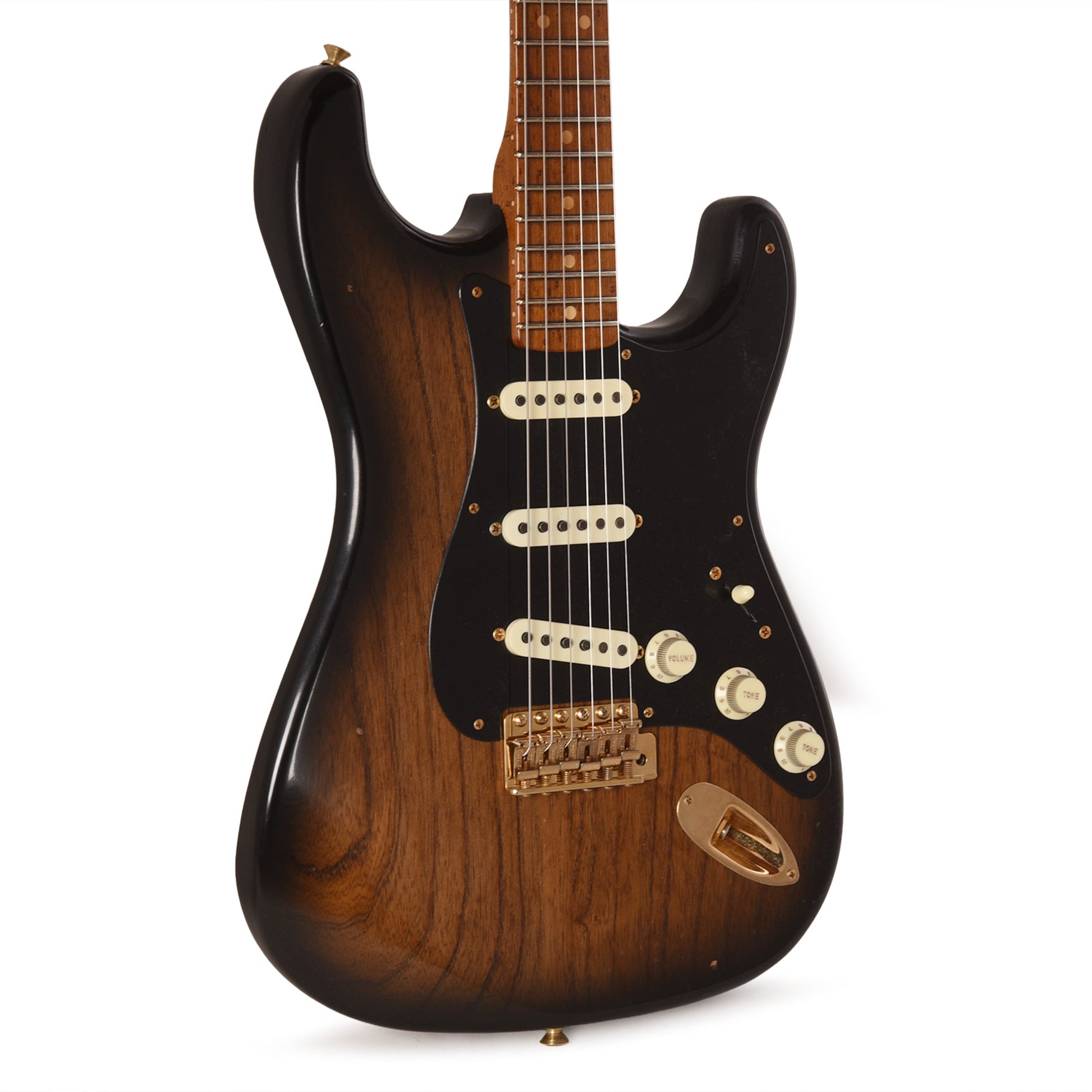 Fender Custom Shop '50s Roasted Stratocaster Journeyman Relic Black Burst Master Built by Kyle McMillin w/Roasted Birdseye Maple Neck