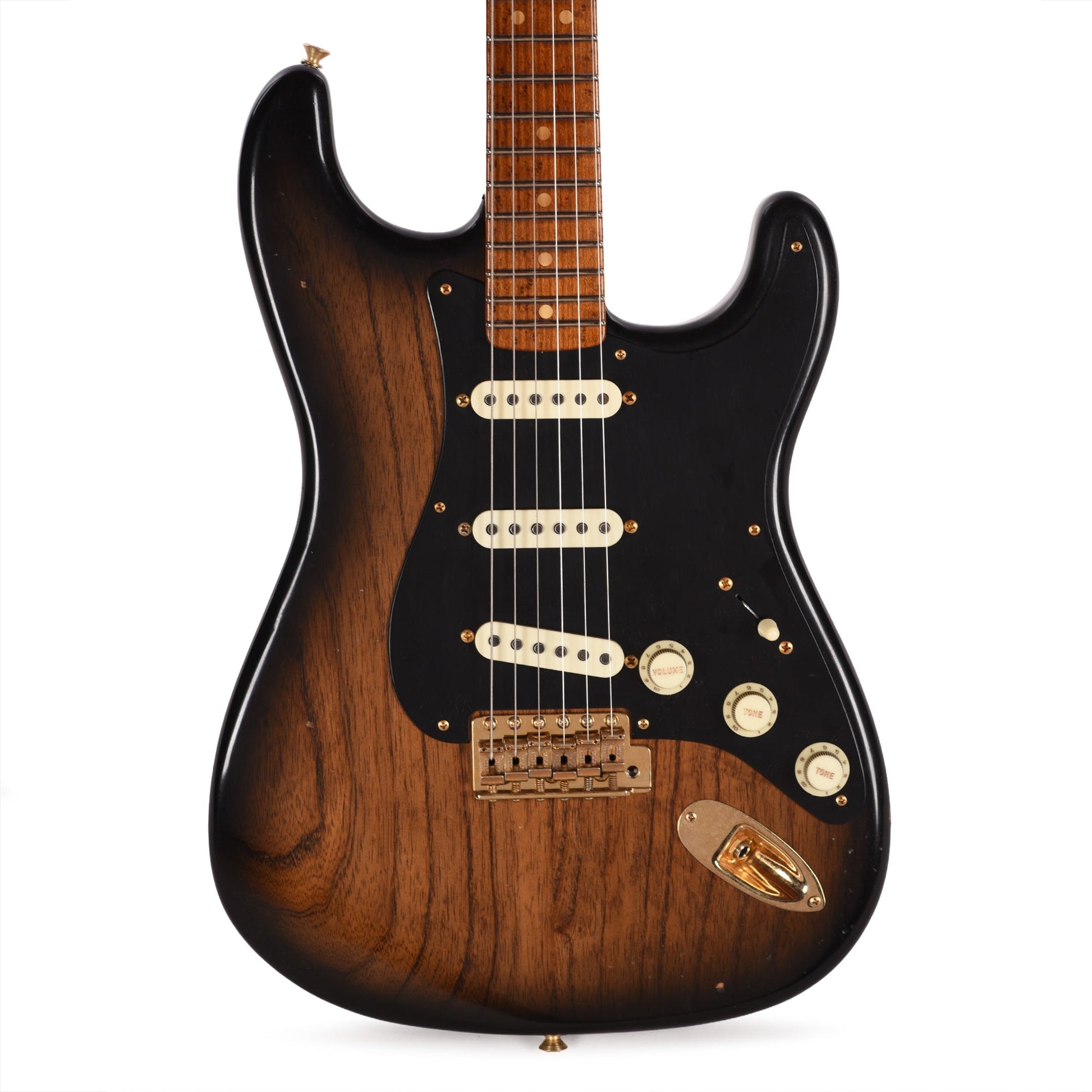 Fender Custom Shop '50s Roasted Stratocaster Journeyman Relic Black Burst Master Built by Kyle McMillin w/Roasted Birdseye Maple Neck