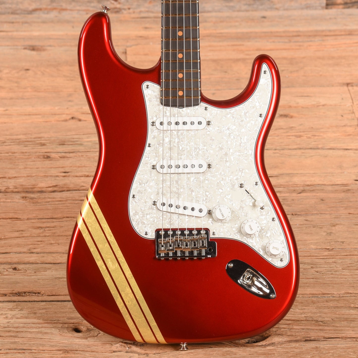 Fender Custom Shop '62 Stratocaster NOS Apprentice Built by Dan Gonzalez Red w/ Competition Stripes 2024