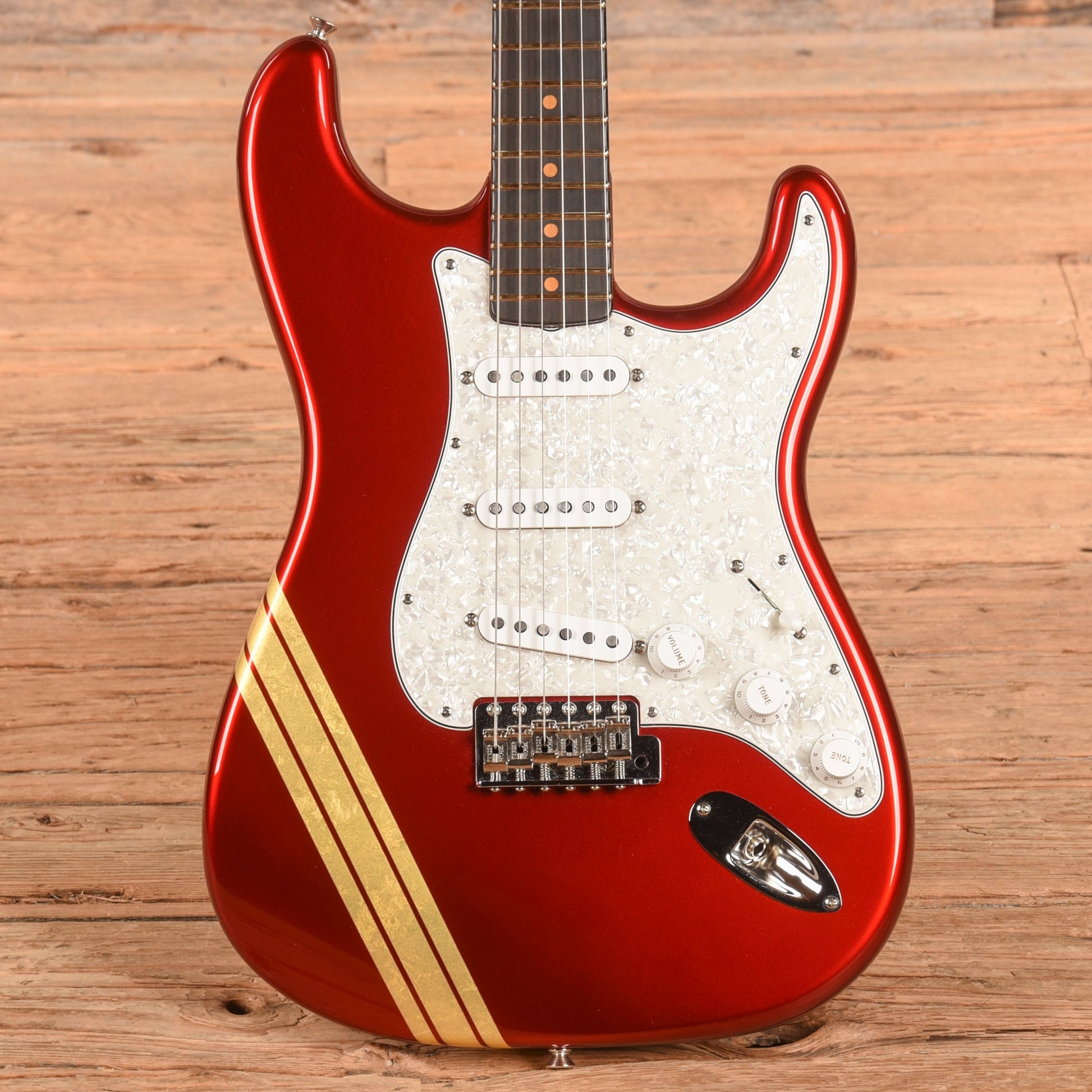 Fender Custom Shop '62 Stratocaster NOS Apprentice Built by Dan Gonzalez Red w/ Competition Stripes 2024