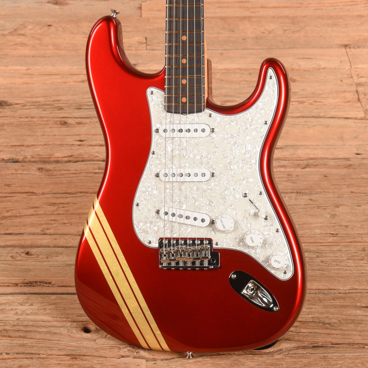 Fender Custom Shop '62 Stratocaster NOS Apprentice Built by Dan Gonzalez Red w/ Competition Stripes 2024