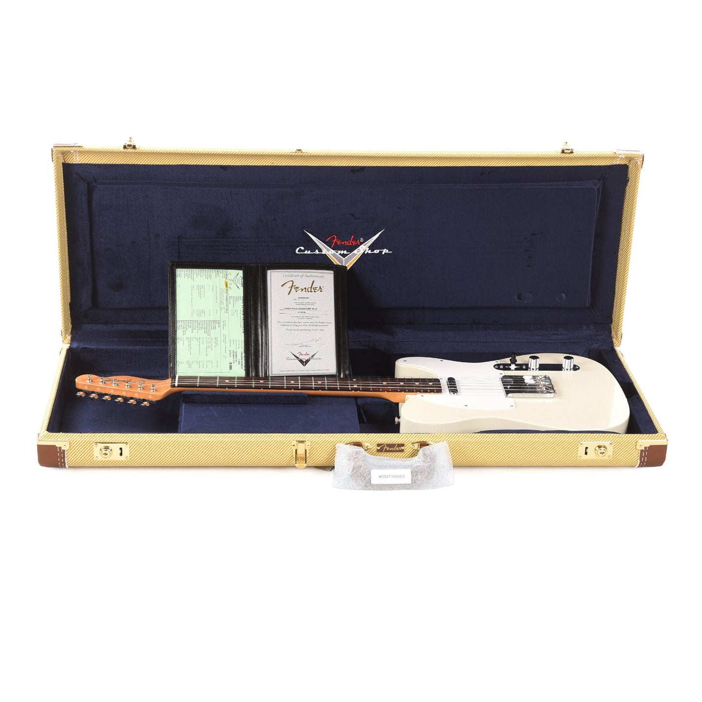 Fender Custom Shop Artist Jimmy Page Signature Telecaster Journeyman Relic White Blonde