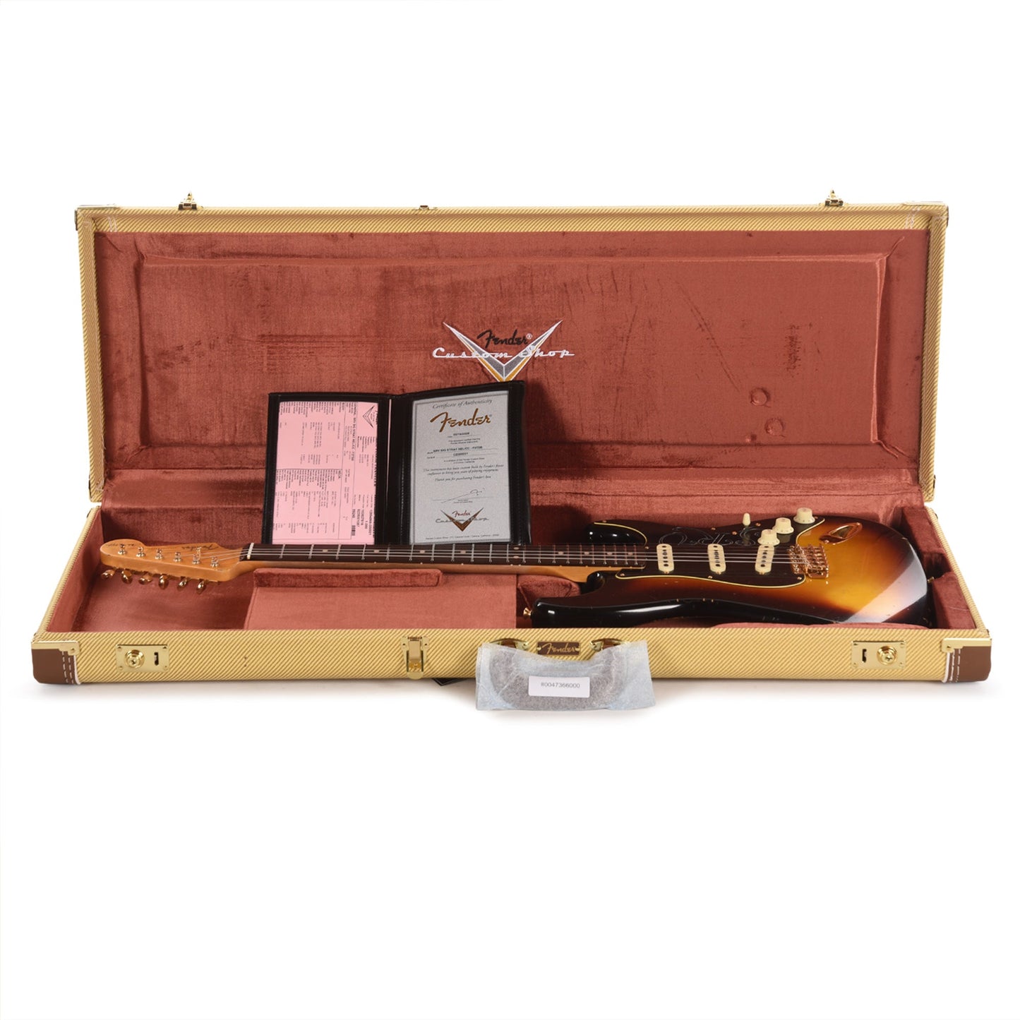 Fender Custom Shop Artist Stevie Ray Vaughan Signature Stratocaster Relic Faded 3-Color Sunburst
