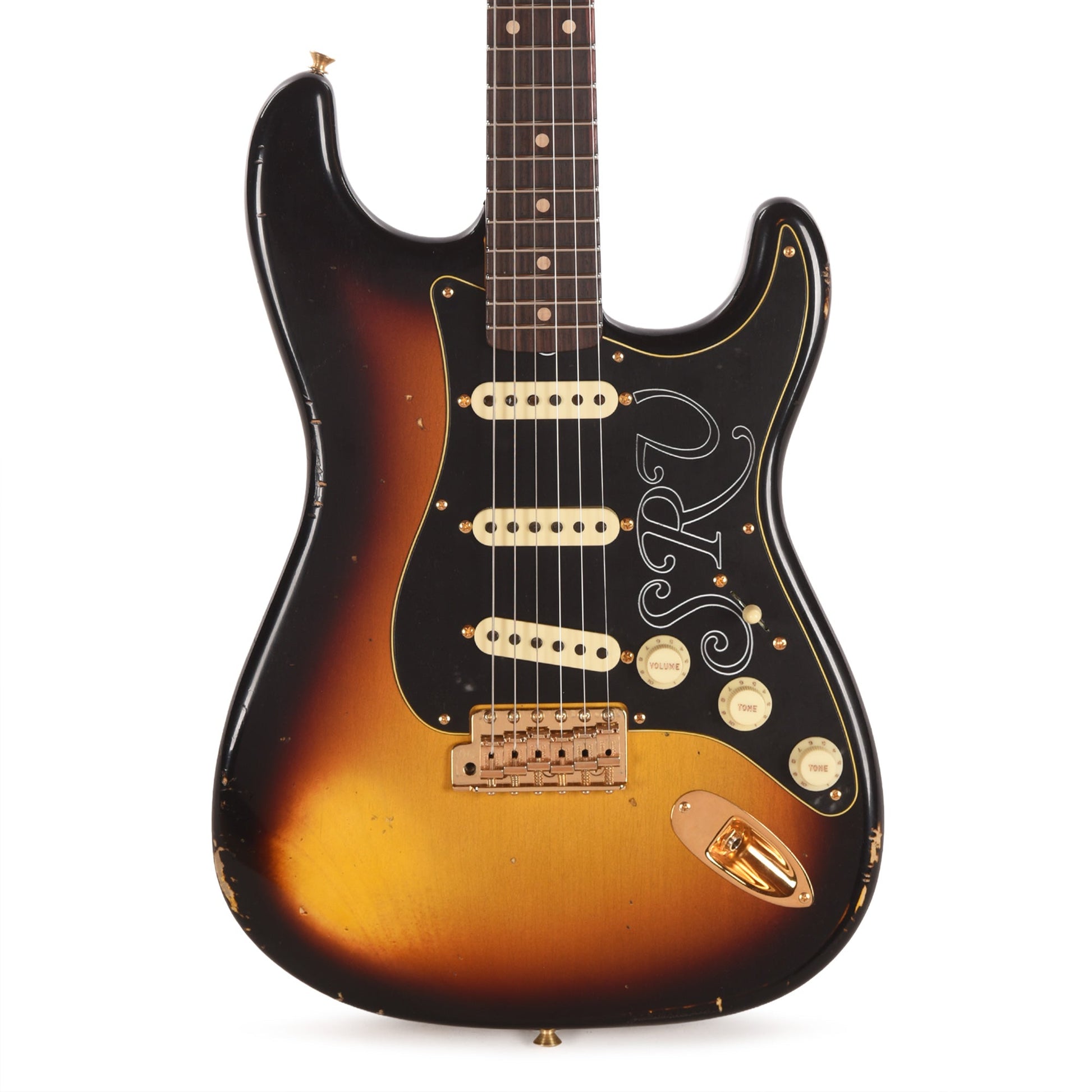 Fender Custom Shop Artist Stevie Ray Vaughan Signature Stratocaster Relic Faded 3-Color Sunburst
