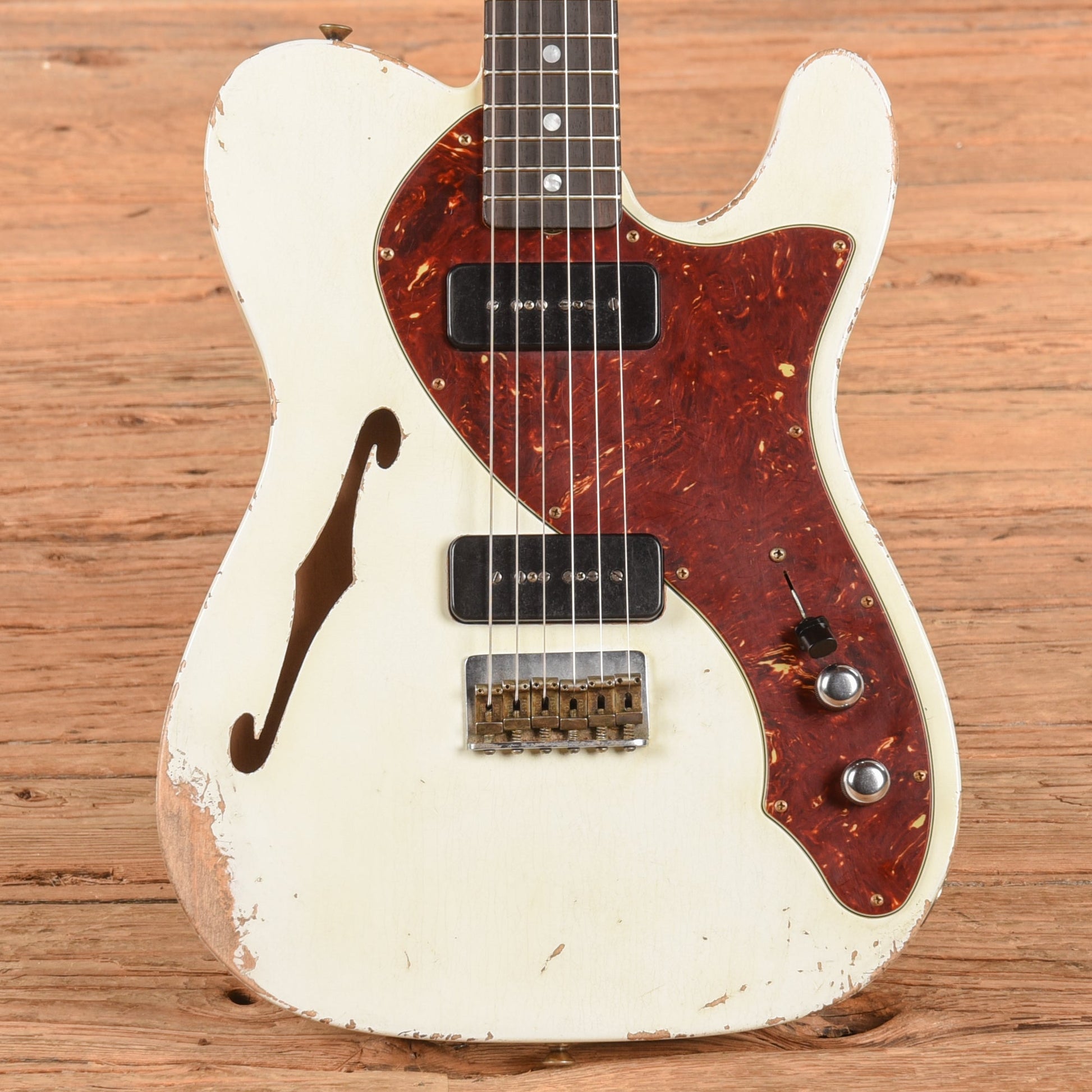 Fender Custom Shop Greg Fessler Masterbuilt '68 Telecaster Thinline Olympic White 2025