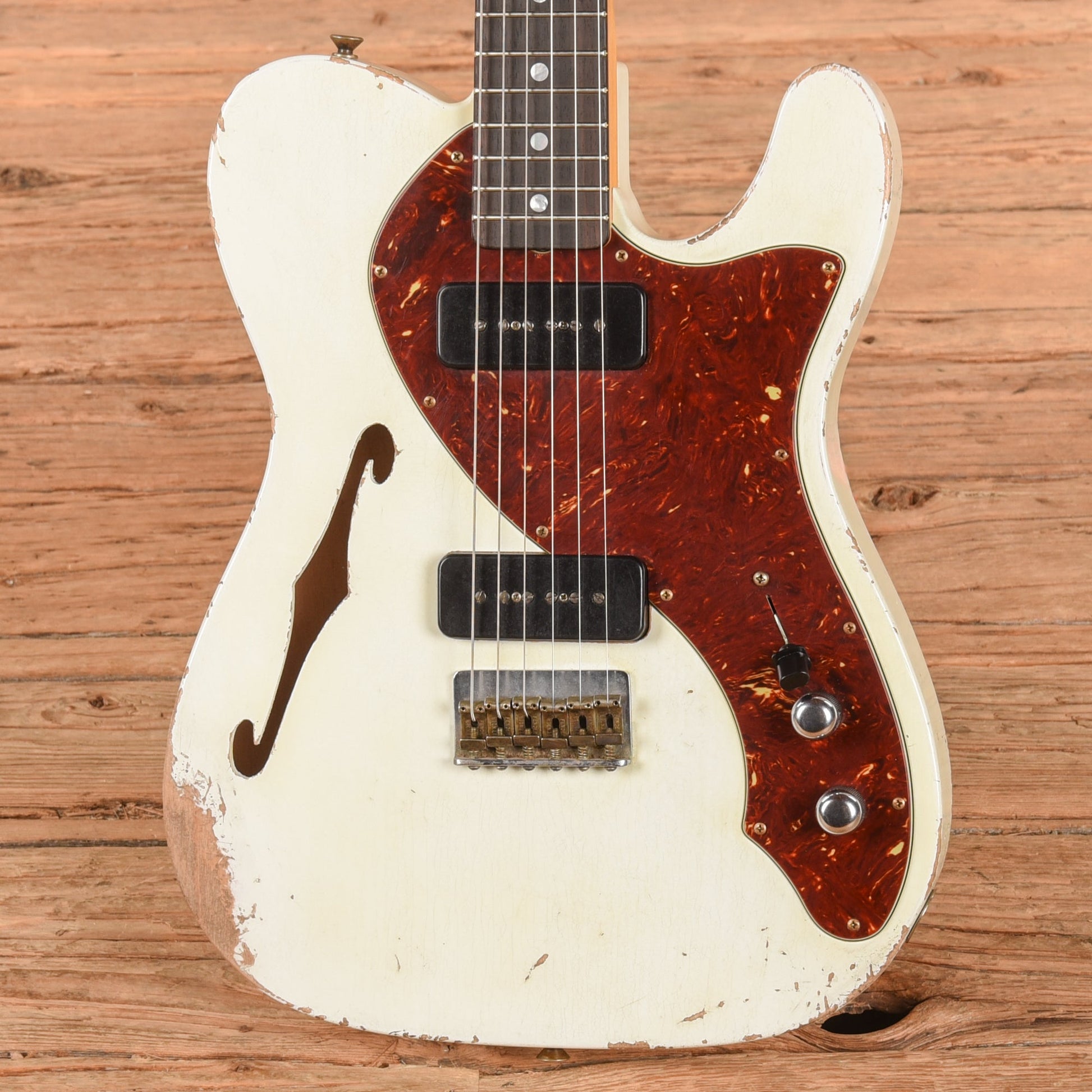 Fender Custom Shop Greg Fessler Masterbuilt '68 Telecaster Thinline Olympic White 2025