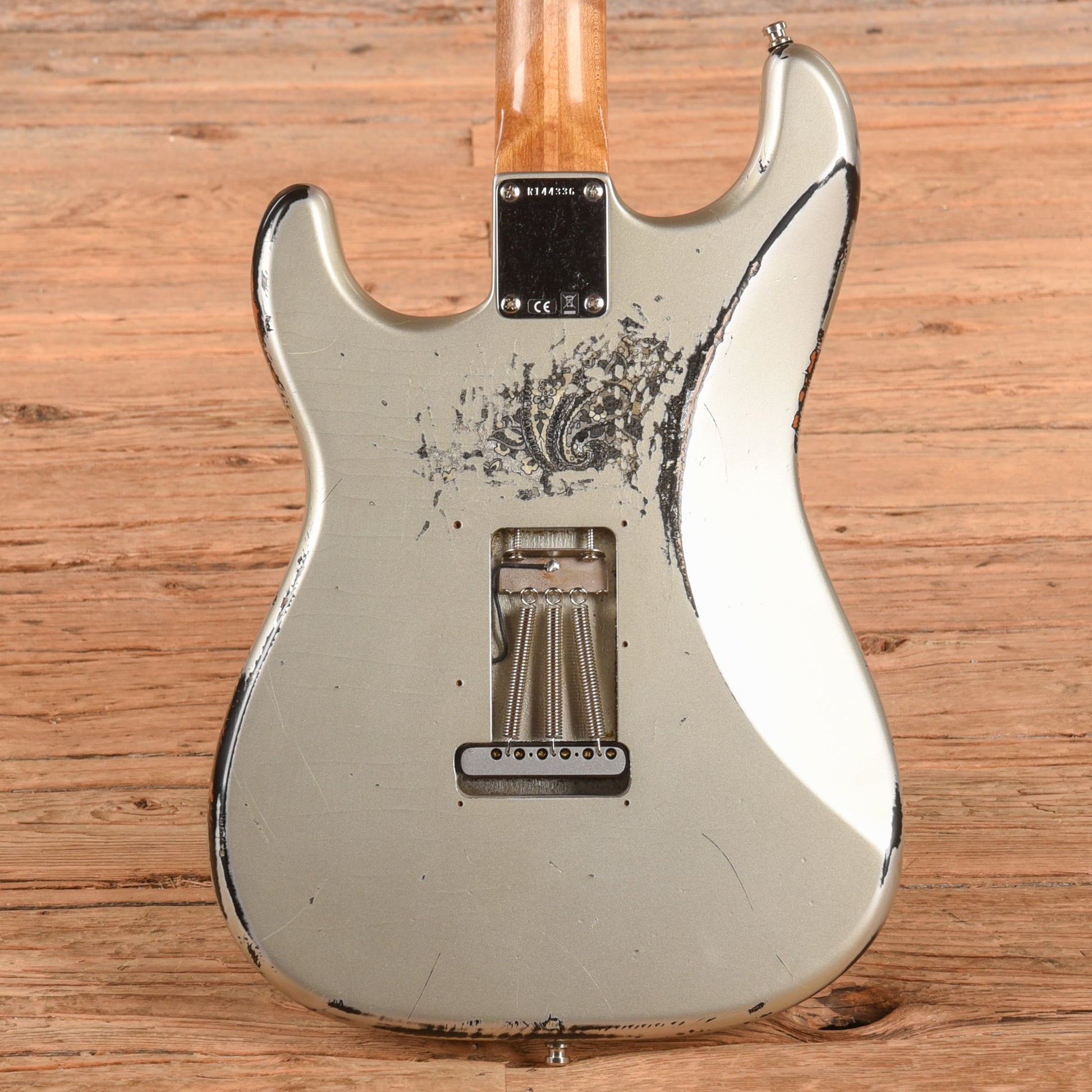 Fender Custom Shop GT11 Stratocaster Heavy Relic Inca Silver over Black Paisley 2025