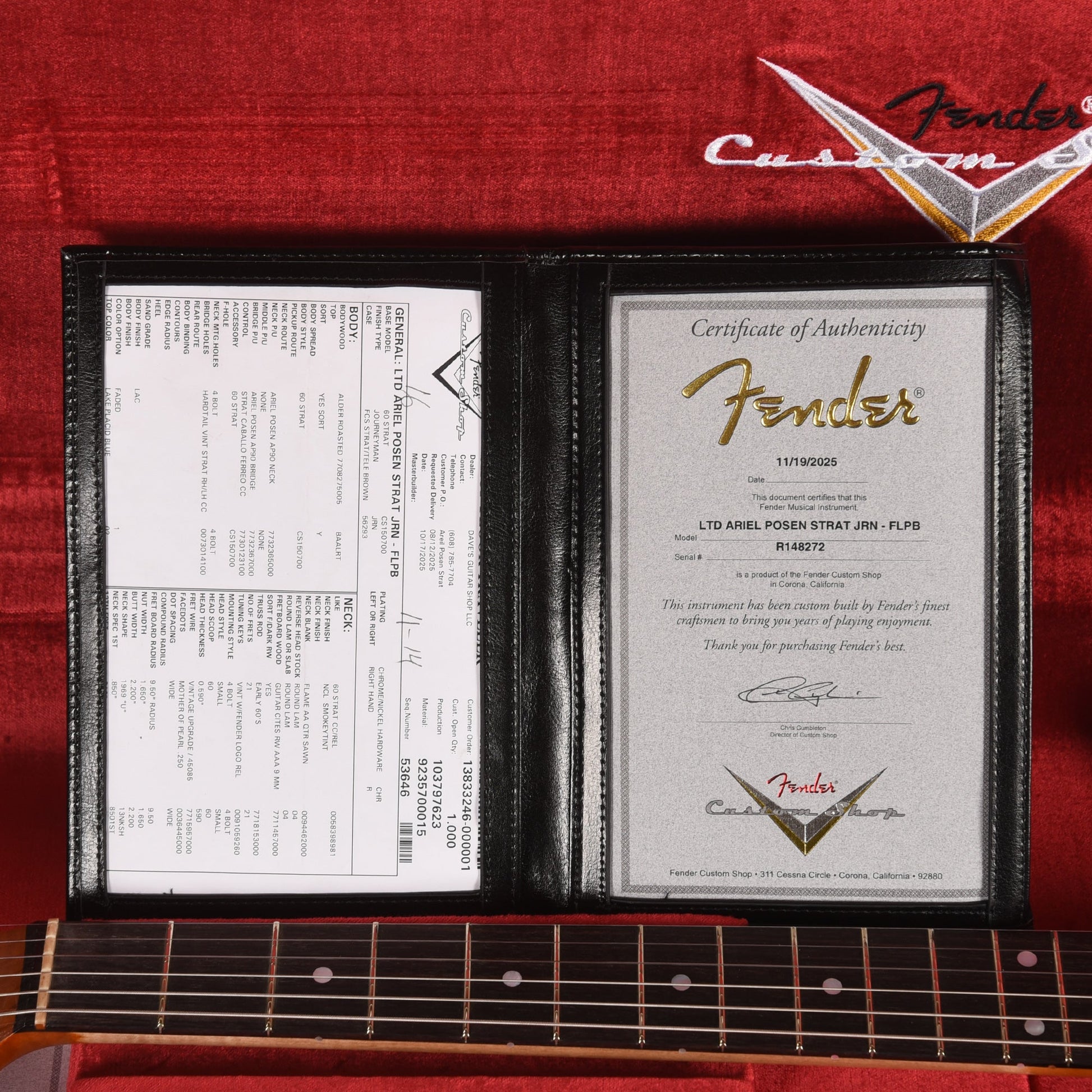 Fender Custom Shop Limited Edition Ariel Posen Stratocaster Relic Faded Lake Placid Blue