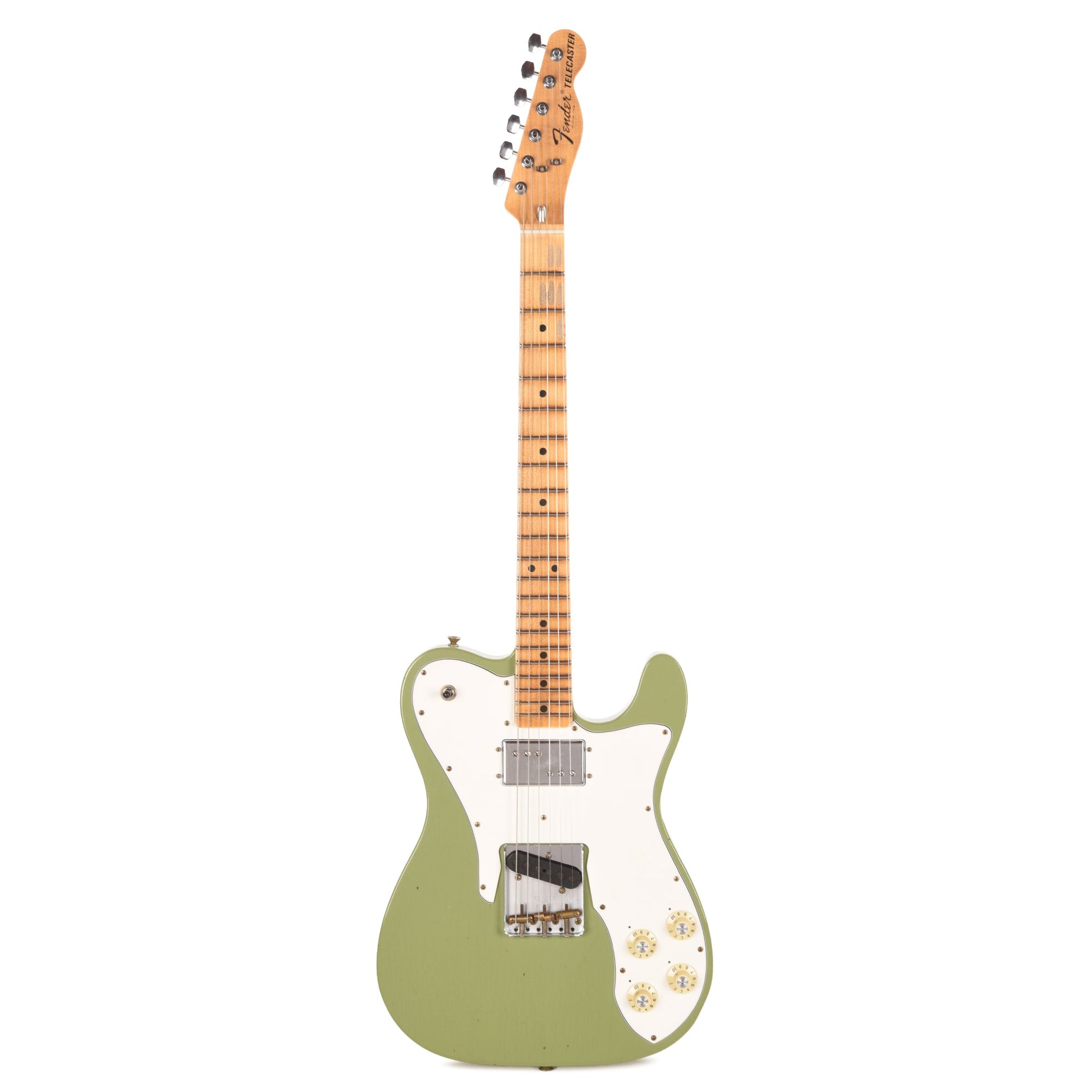 Fender Custom Shop Limited Edition Telecaster Custom Faded Aged Sweet Pea Green Journeyman Relic w/CuNiFe Humbucker