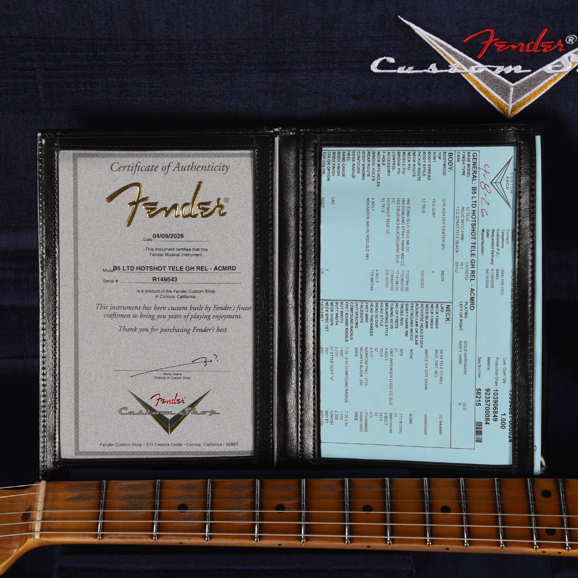 Fender Custom Shop LTD Hotshot Telecaster Relic Aged Cimmaron Red
