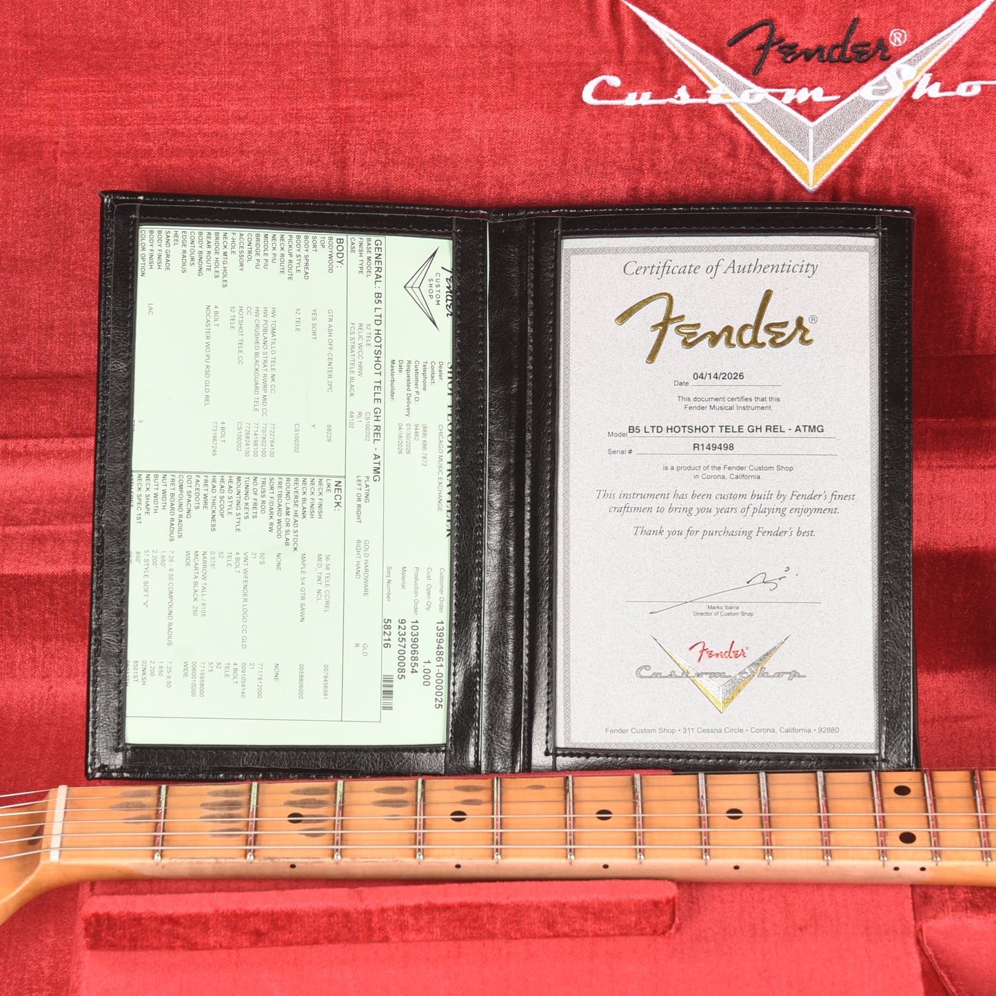 Fender Custom Shop LTD Hotshot Telecaster Relic Aged Tomatillo Green
