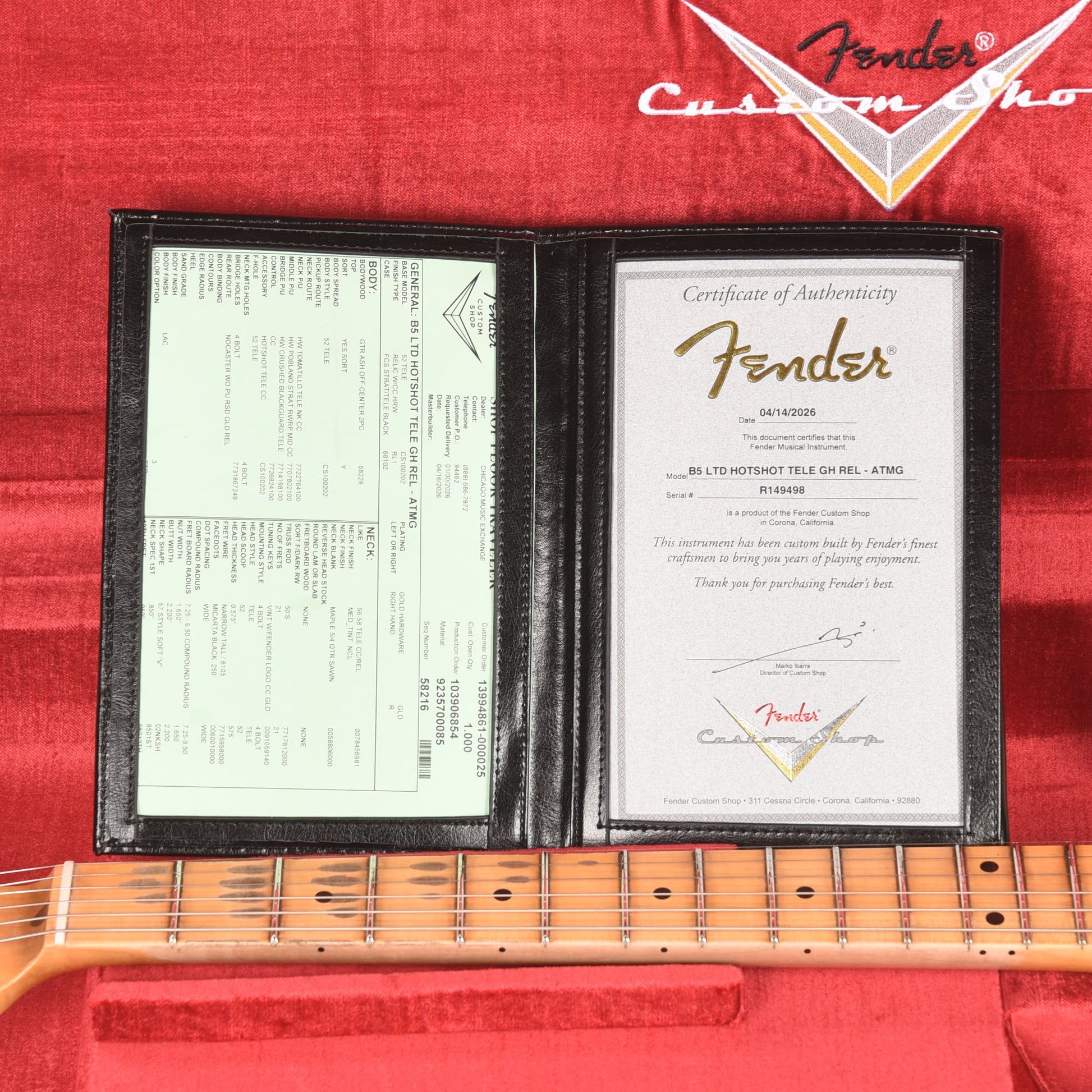 Fender Custom Shop LTD Hotshot Telecaster Relic Aged Tomatillo Green