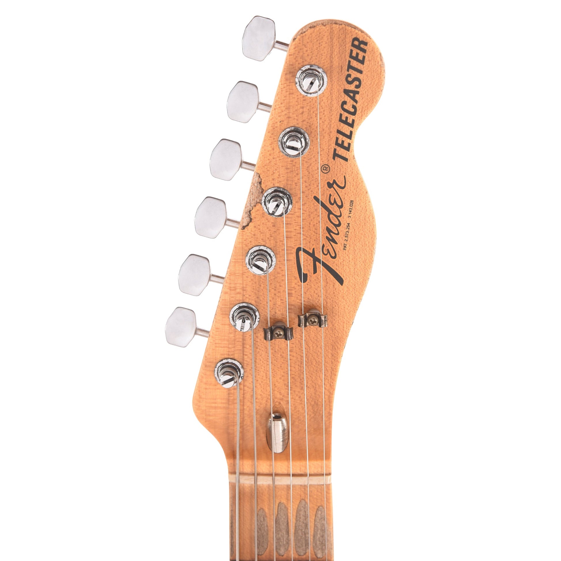Fender Custom Shop LTD Telecaster Custom Super Heavy Relic Aged Firemist Silver w/Aged Candy Tangerine Burst Twilight Sky