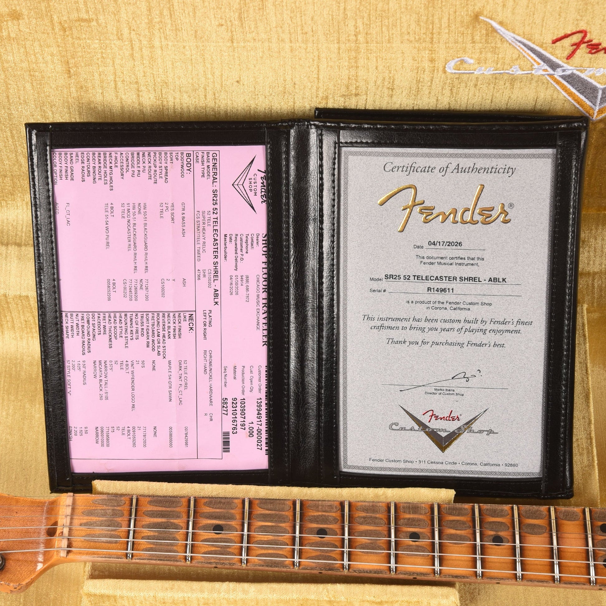 Fender Custom Shop Special Edition 1952 Telecaster Super Heavy Relic Aged Black