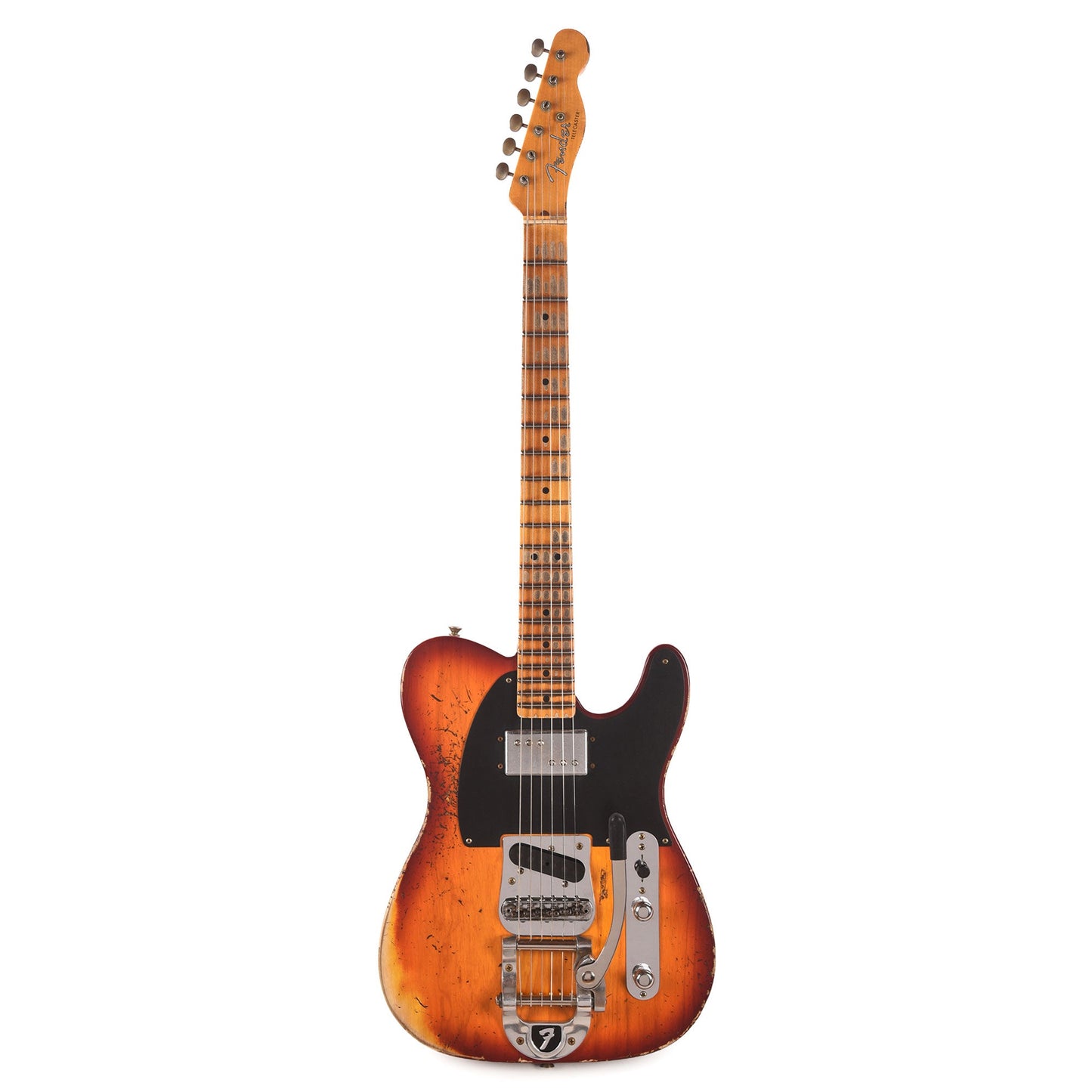 Fender Custom Shop Special Edition Cunife Blackguard Bigsby Telecaster Heavy Relic Aged Cherry Sunburst