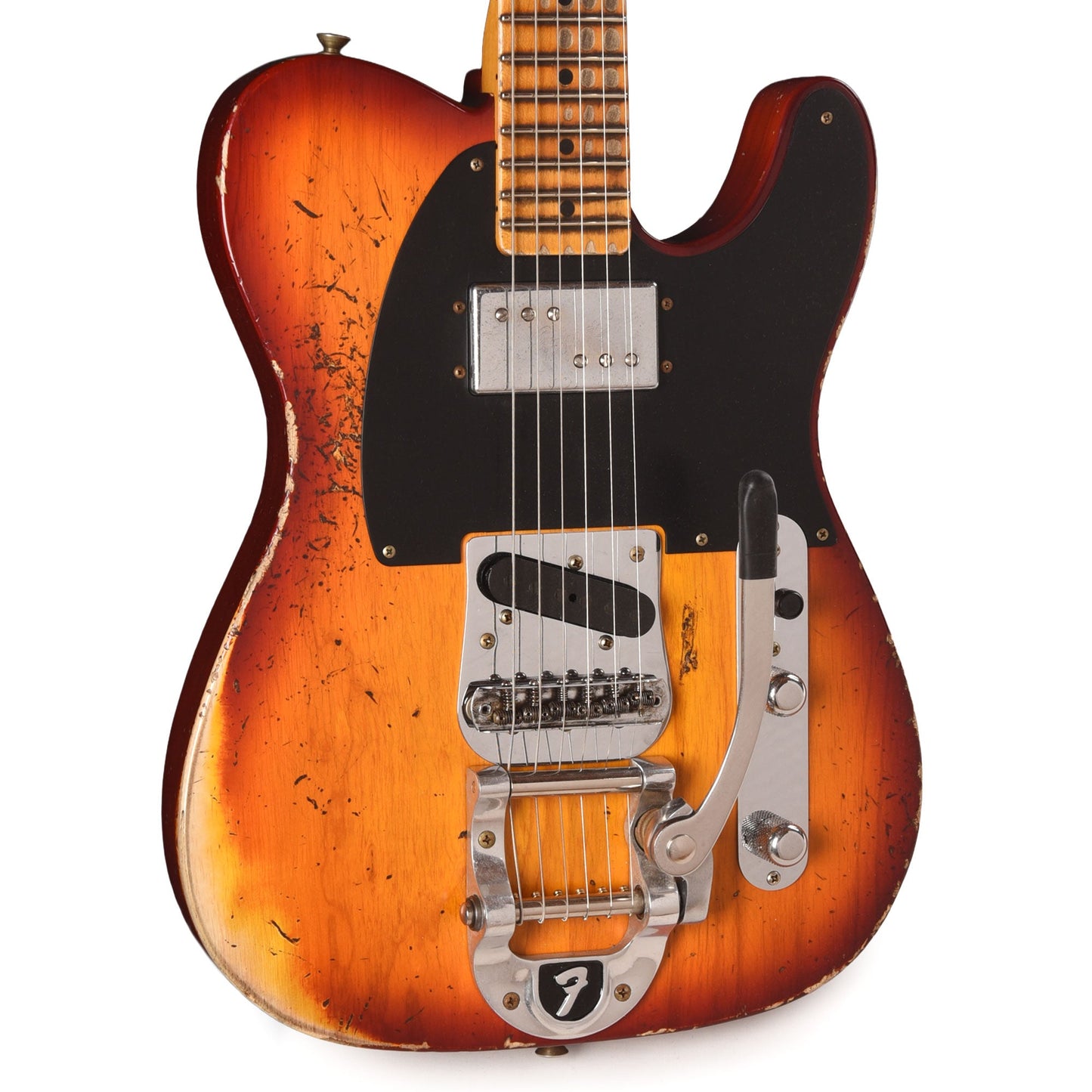 Fender Custom Shop Special Edition Cunife Blackguard Bigsby Telecaster Heavy Relic Aged Cherry Sunburst