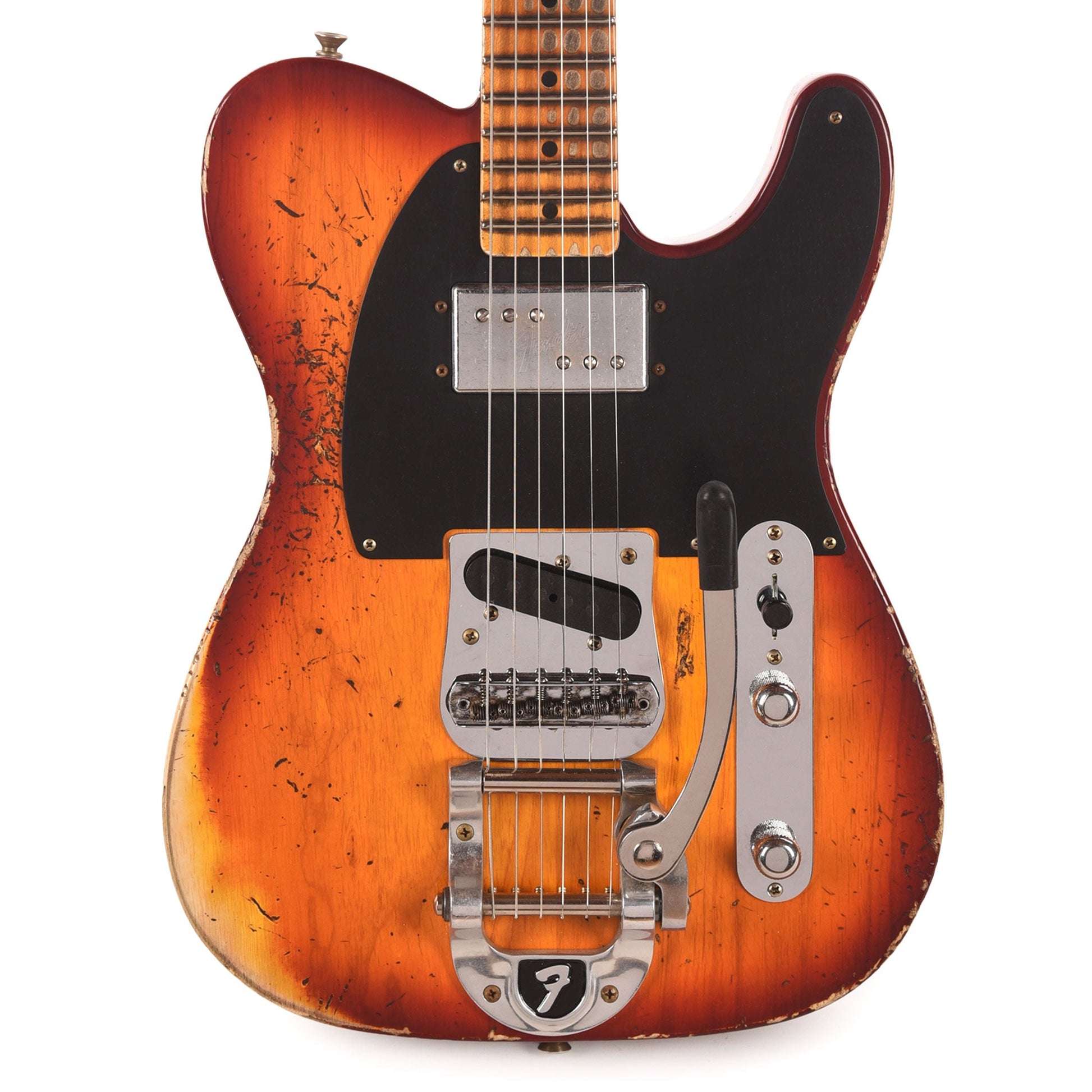 Fender Custom Shop Special Edition Cunife Blackguard Bigsby Telecaster Heavy Relic Aged Cherry Sunburst