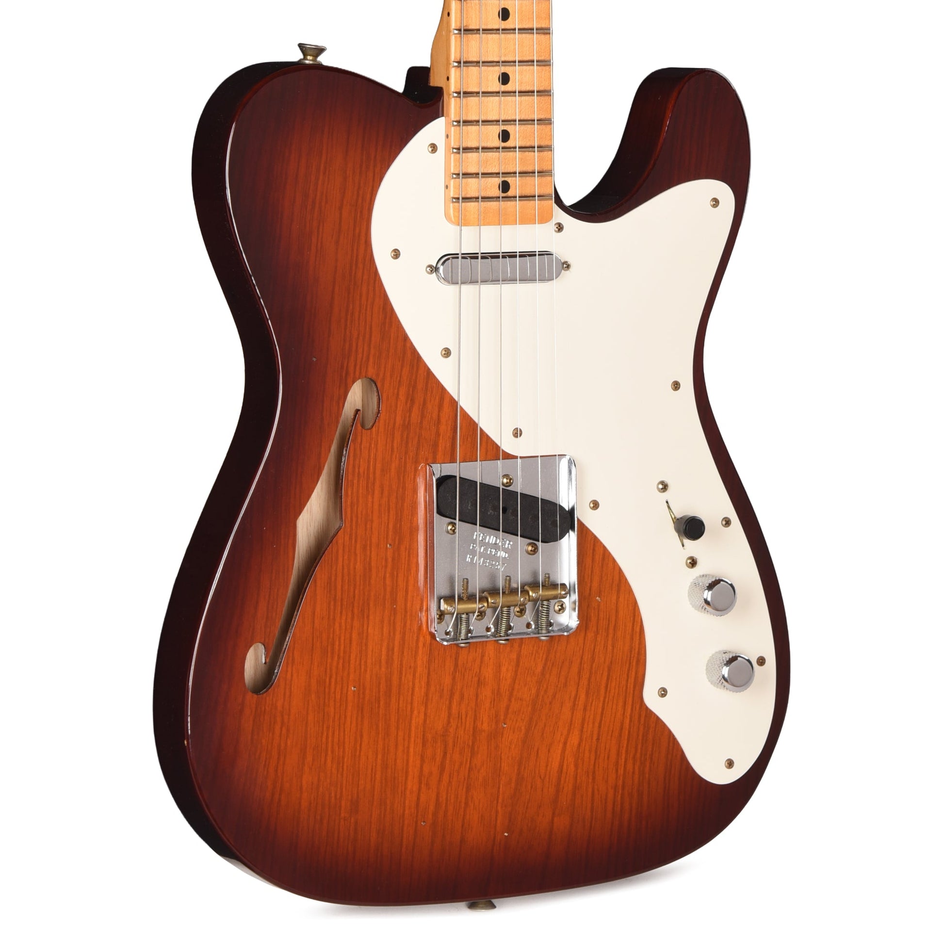 Fender Custom Shop 1950s Telecaster Thinline Journeyman Relic Aged Violin Burst