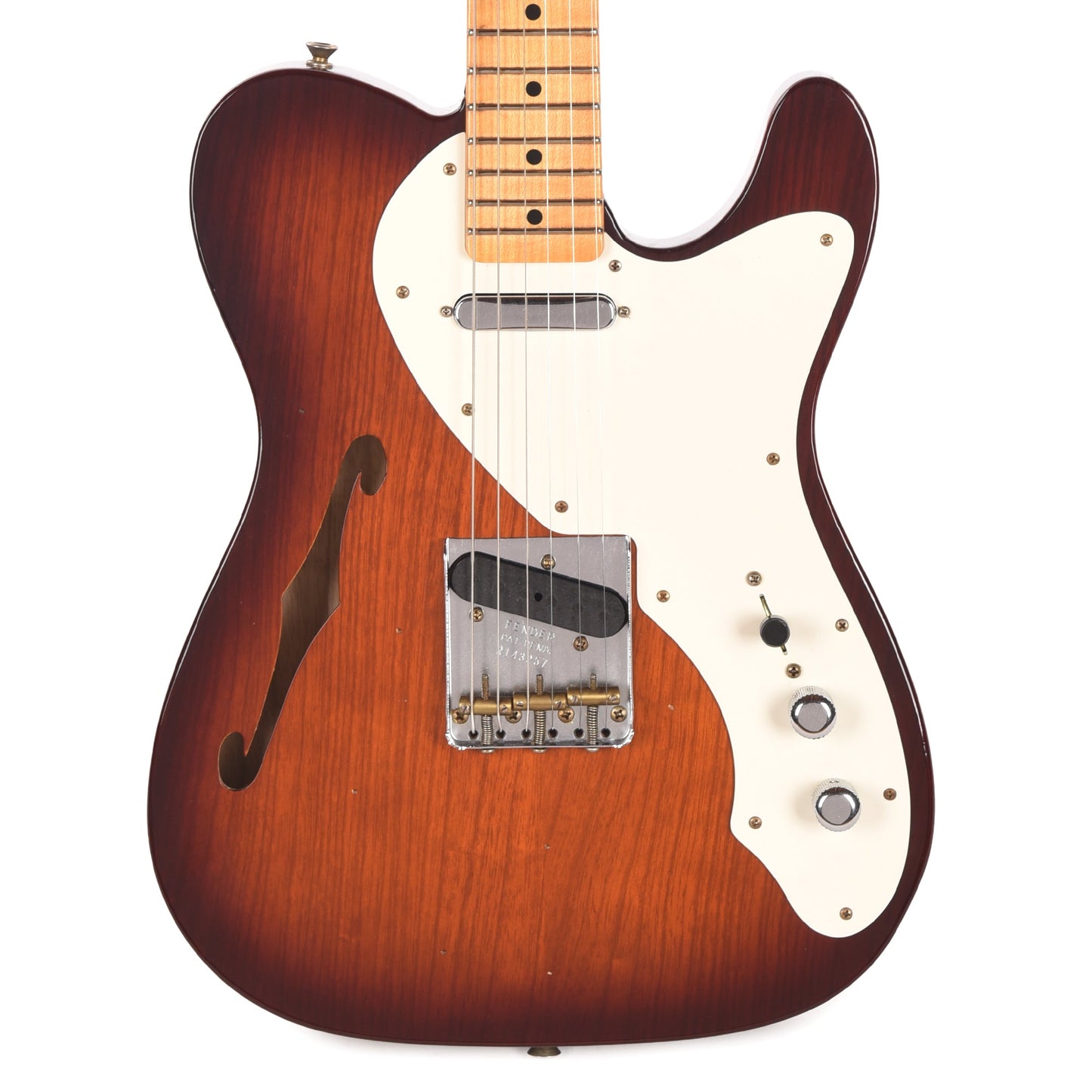 Fender Custom Shop 1950s Telecaster Thinline Journeyman Relic Aged Violin Burst