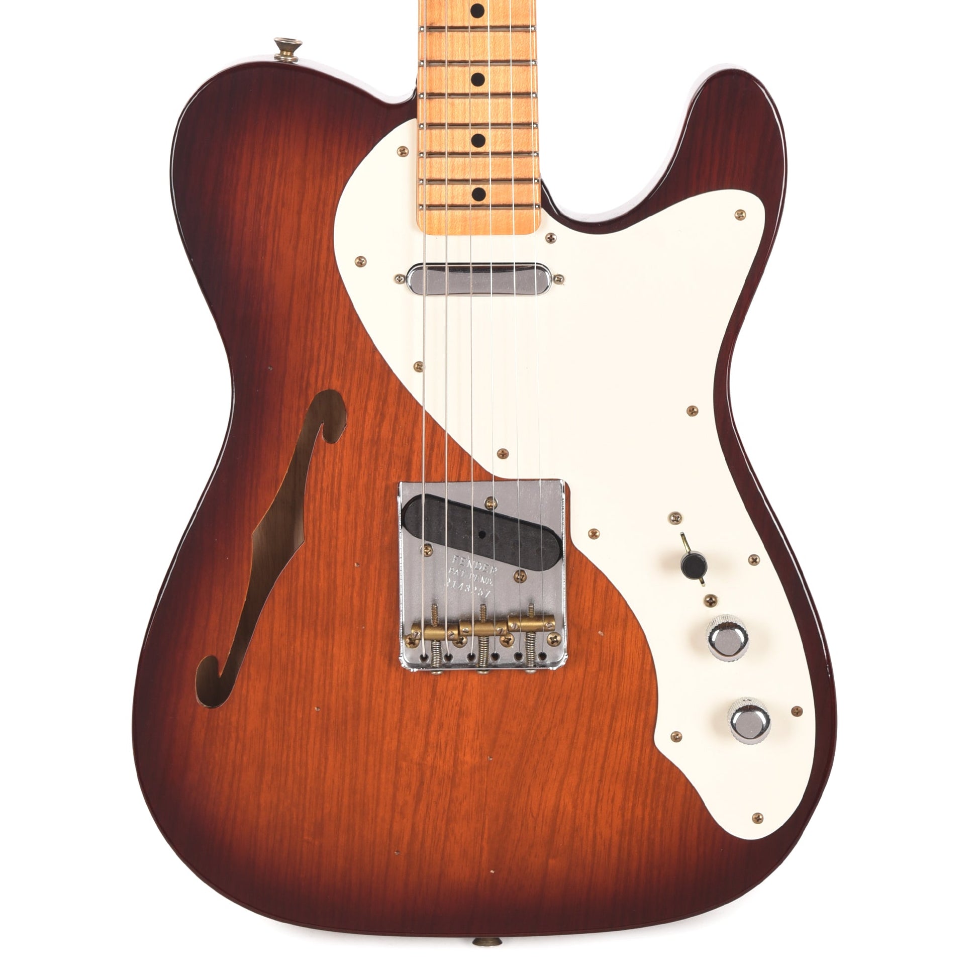 Fender Custom Shop 1950s Telecaster Thinline Journeyman Relic Aged Violin Burst