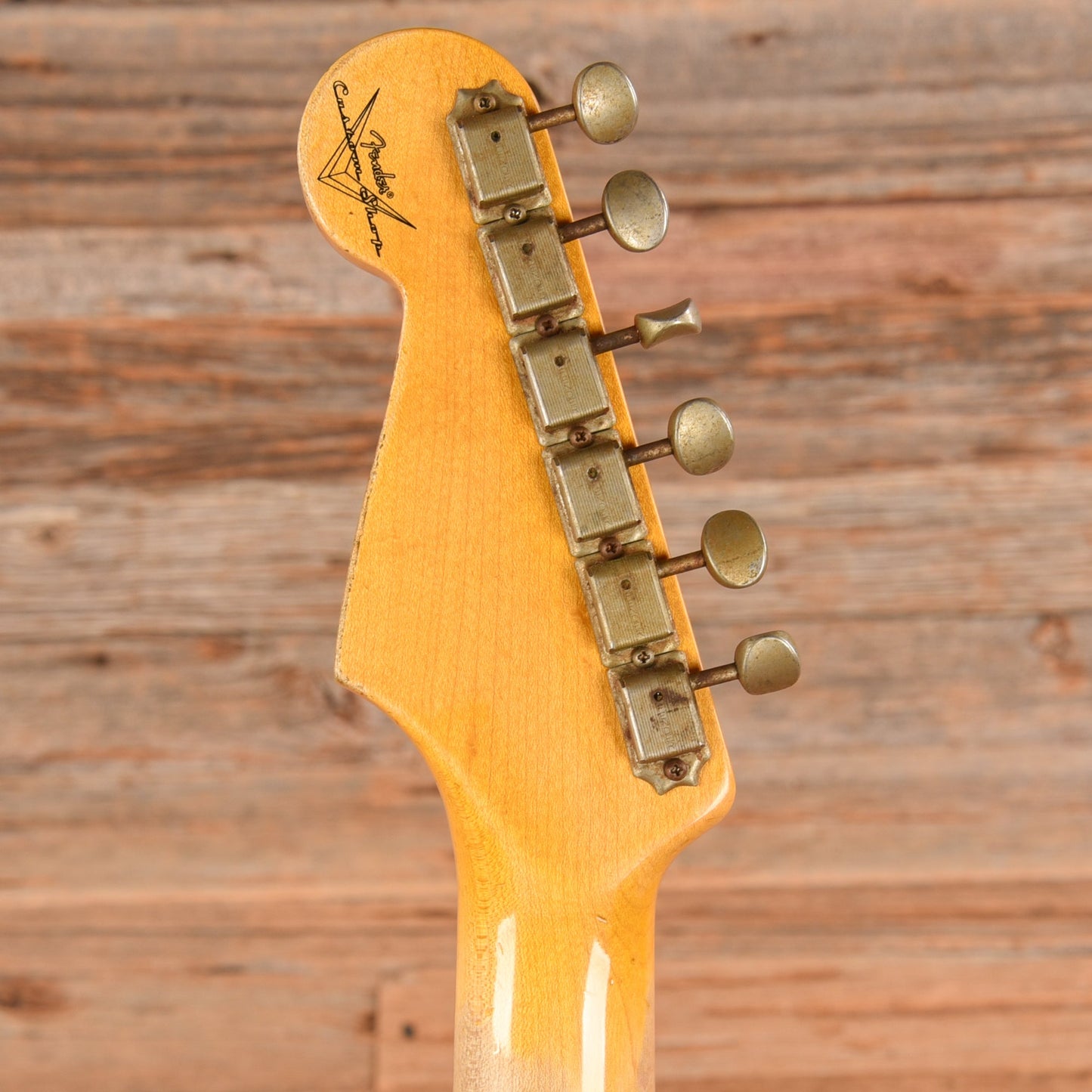Fender Custom '60 Stratocater Heavy Relic White Over Sunburst - Dave Amato of REO Speedwagon