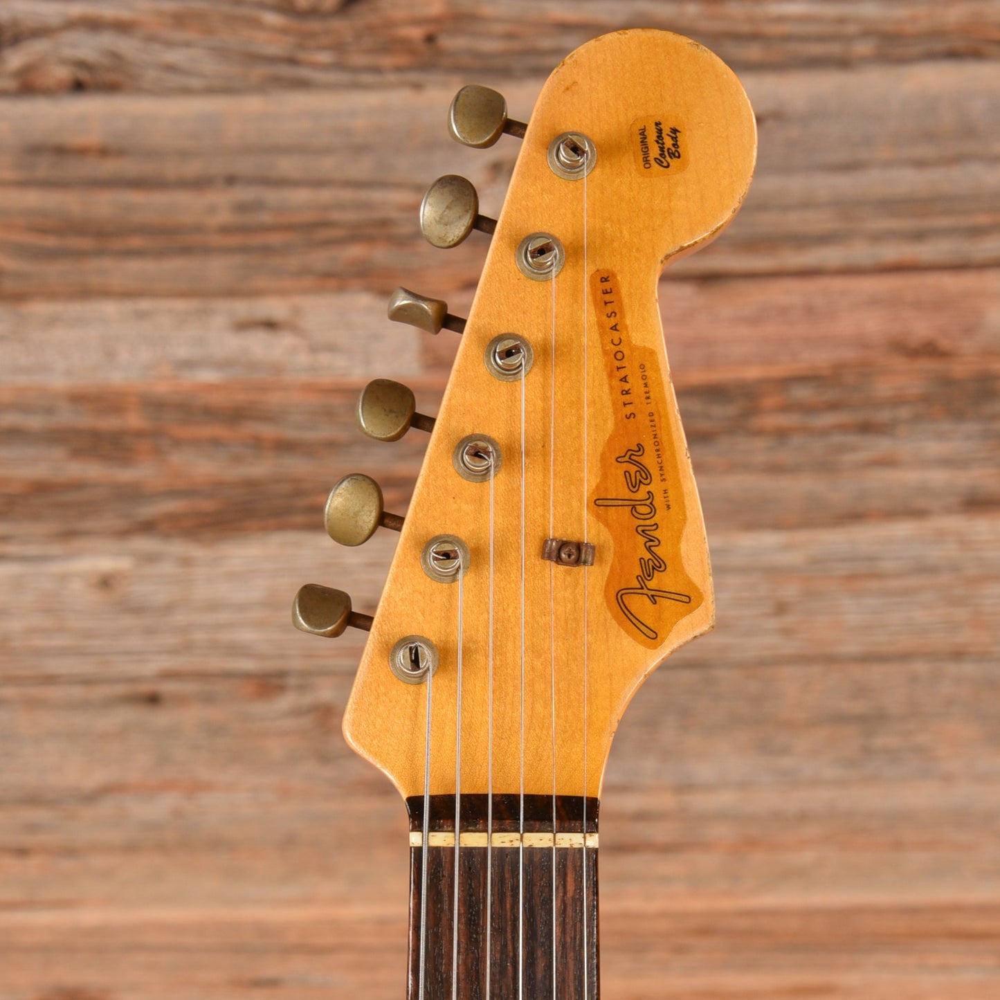 Fender Custom '60 Stratocater Heavy Relic White Over Sunburst - Dave Amato of REO Speedwagon