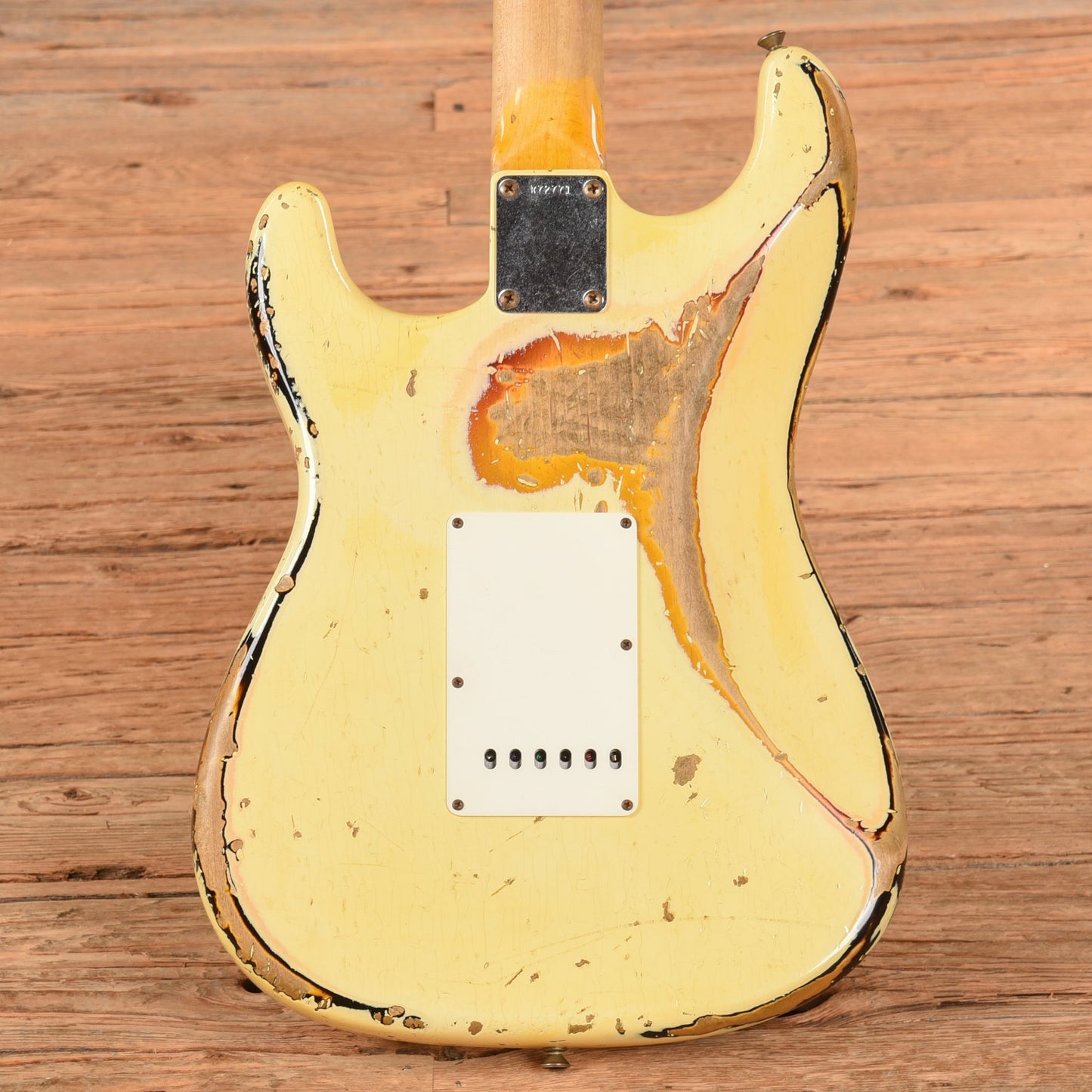 Fender Custom '60 Stratocater Heavy Relic White Over Sunburst - Dave Amato of REO Speedwagon