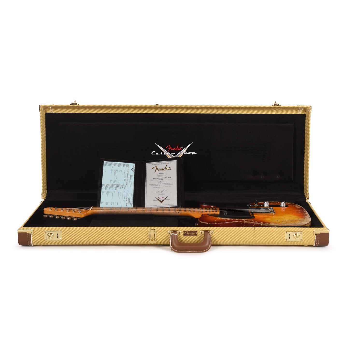 Fender Custom Shop 1952 Telecaster Aged Cherry Sunburst Super Heavy Relic w/Hand-Wound '50/'51 Blackguard Pickups