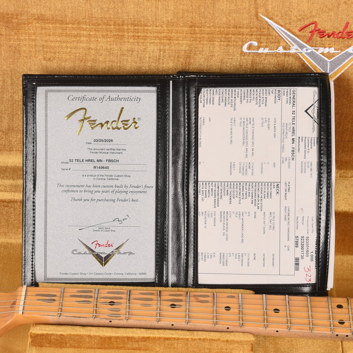 Fender Custom Shop 1952 Telecaster "Chicago Special" Heavy Relic Faded Butterscotch Blonde