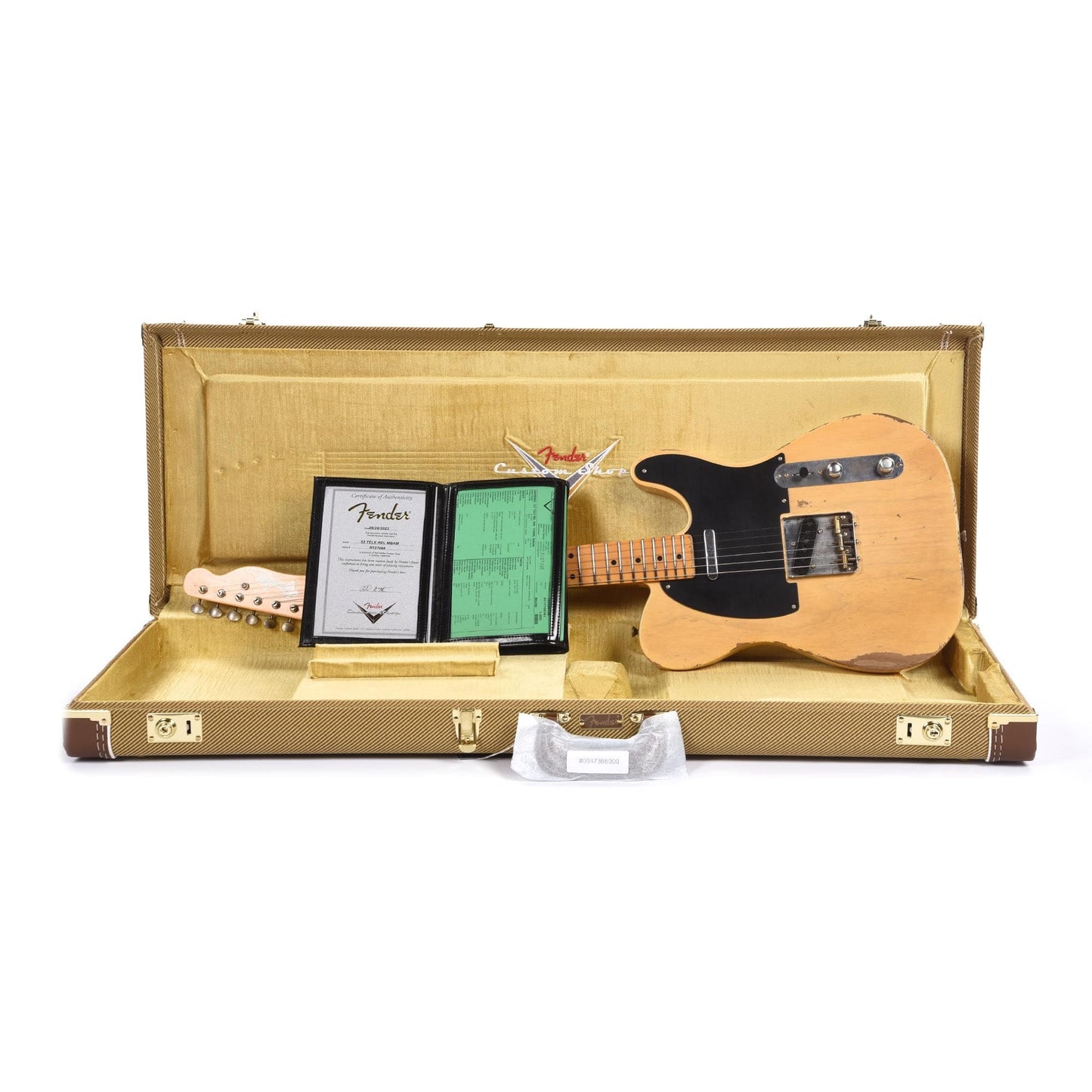 Fender Custom Shop 1952 Telecaster "Chicago Special" Relic Faded/Aged Nocaster Blonde Master Built by Austin MacNutt