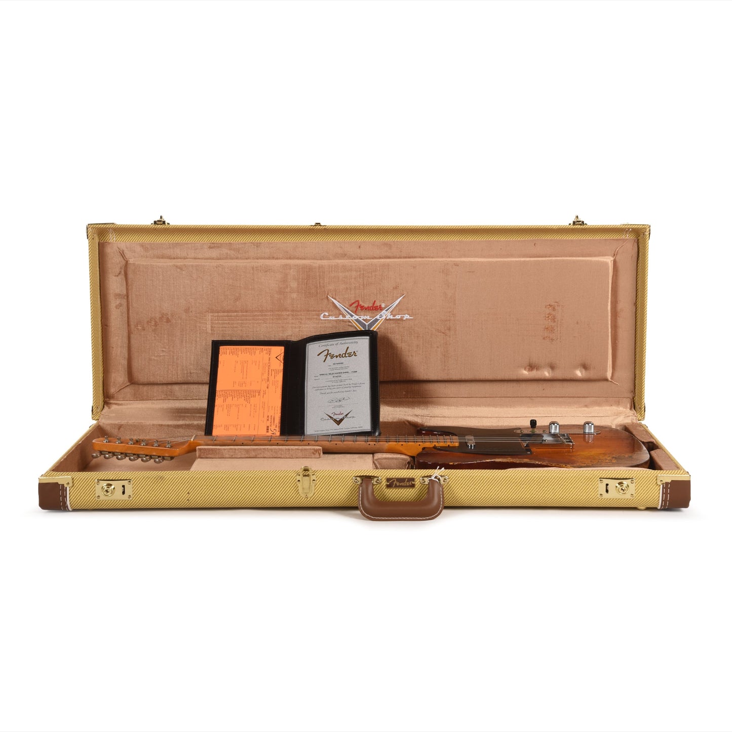 Fender Custom Shop 1952 Telecaster Faded Violin Burst Super Heavy Relic w/Hand-Wound '50/'51 Blackguard Pickups