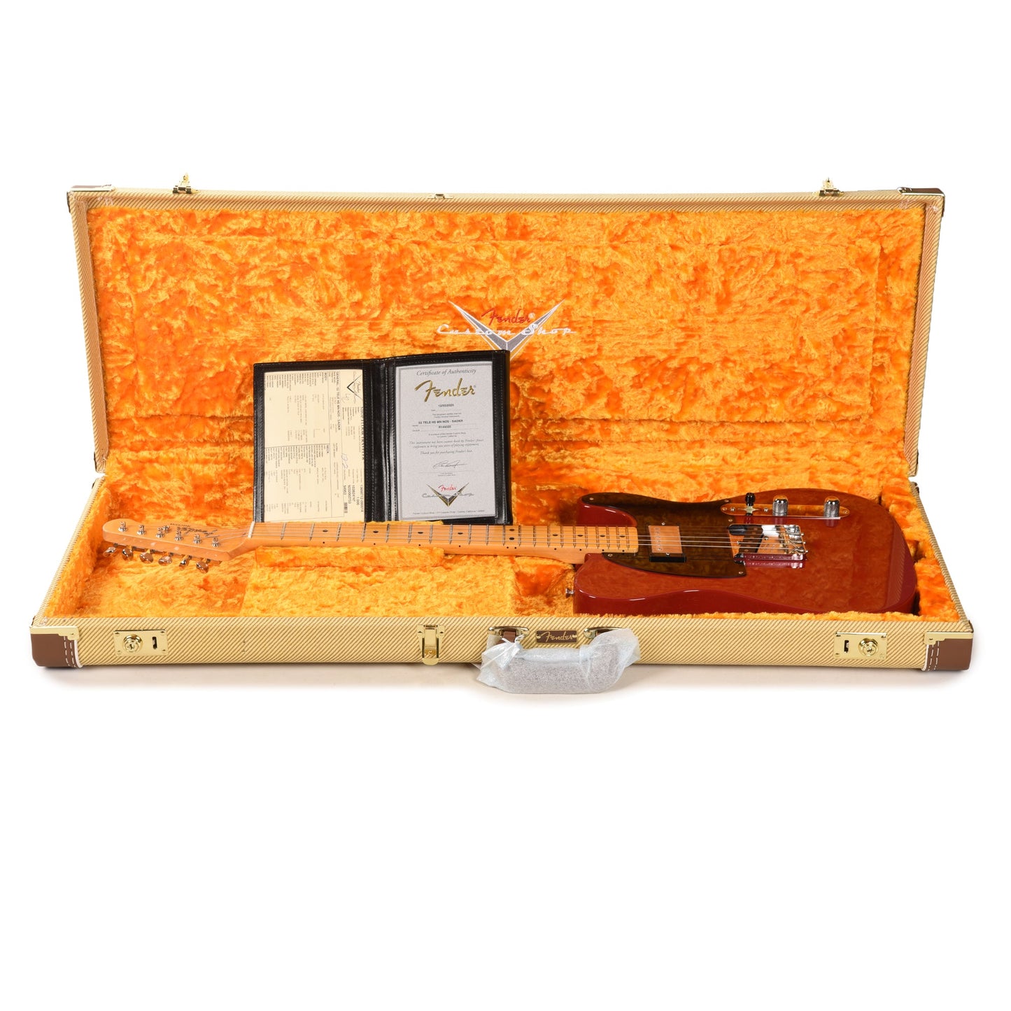 Fender Custom Shop 1952 Telecaster HS "Chicago Special" NOS Super Aged Dakota Red