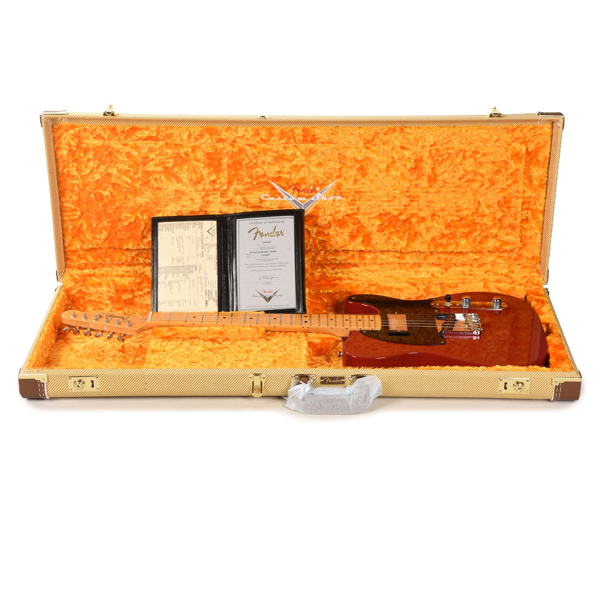 Fender Custom Shop 1952 Telecaster HS "Chicago Special" NOS Super Aged Dakota Red
