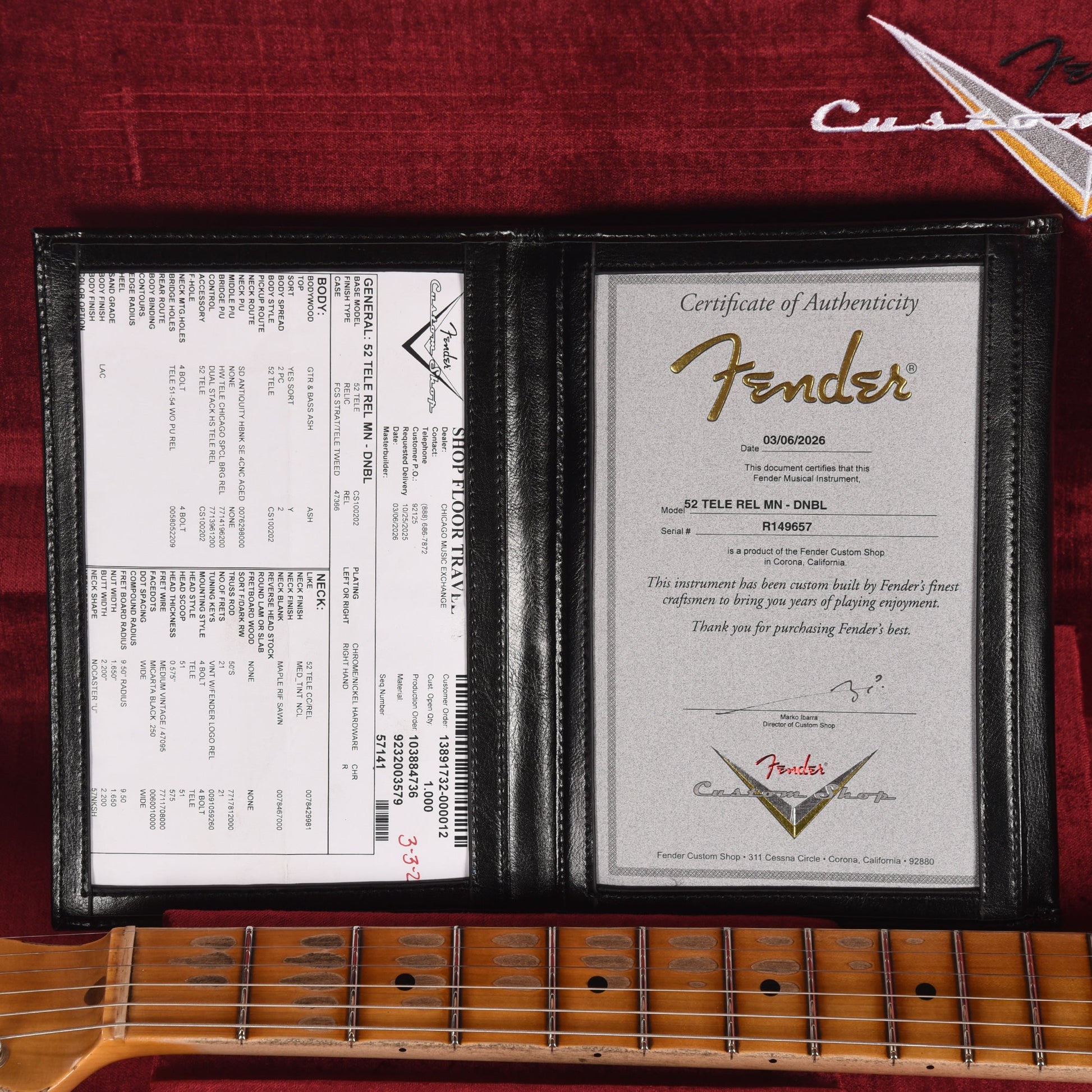 Fender Custom Shop 1952 Telecaster HS "Chicago Special" Relic Dirty Nocaster Blonde w/Duncan Antiquity