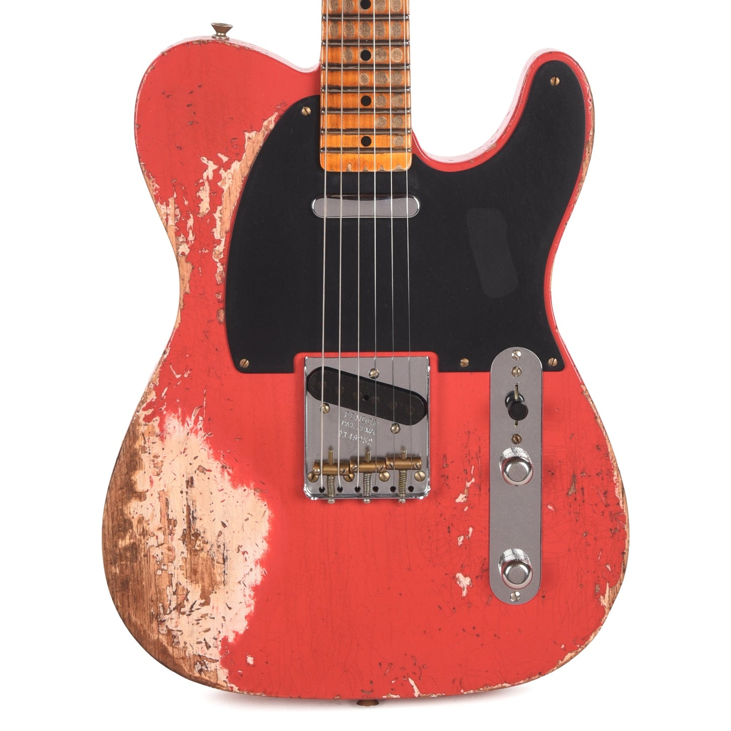 Fender Custom Shop 1952 Telecaster Super Heavy Relic Aged Fiesta Red w/Lightweight Ash Body