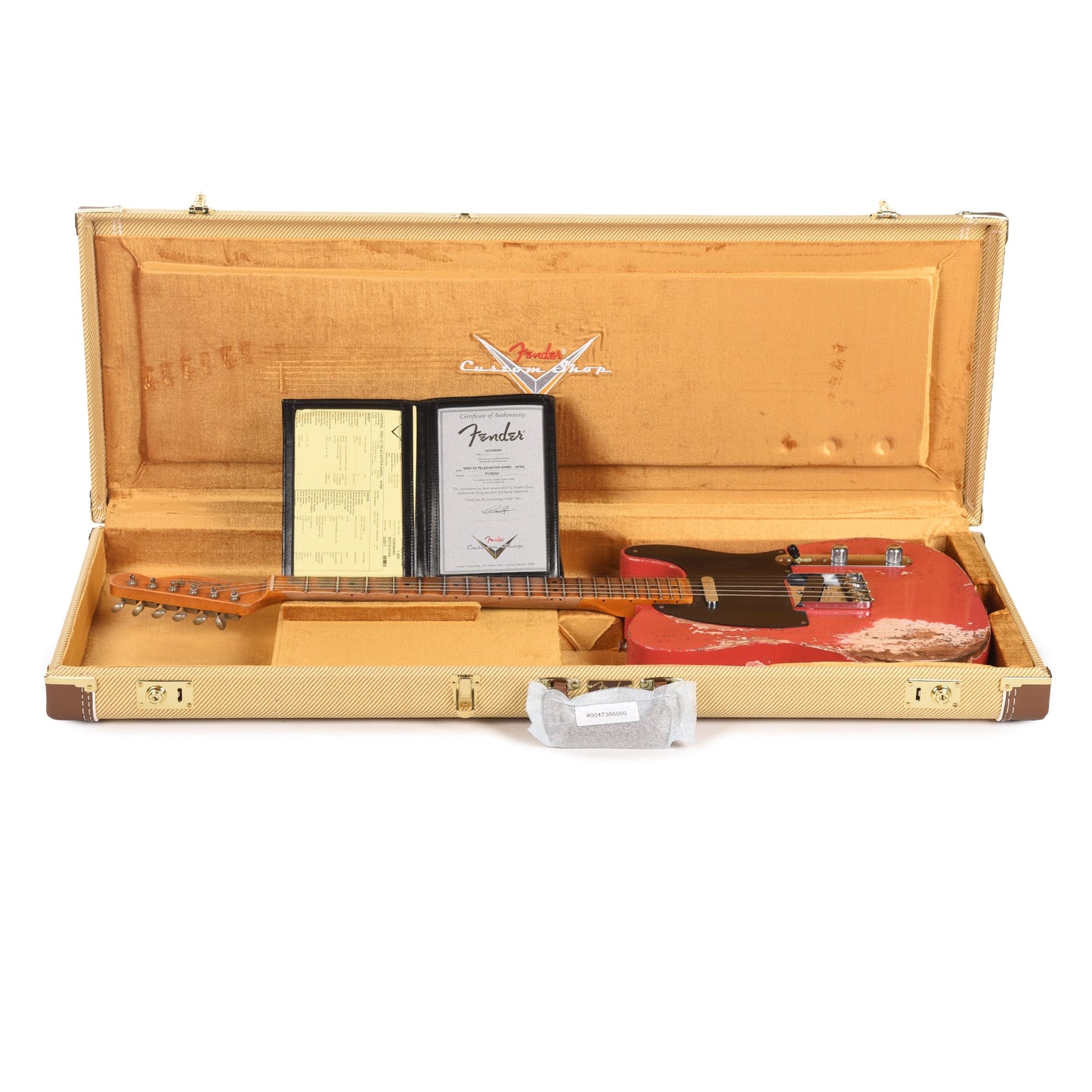 Fender Custom Shop 1952 Telecaster Super Heavy Relic Aged Fiesta Red w/Lightweight Ash Body
