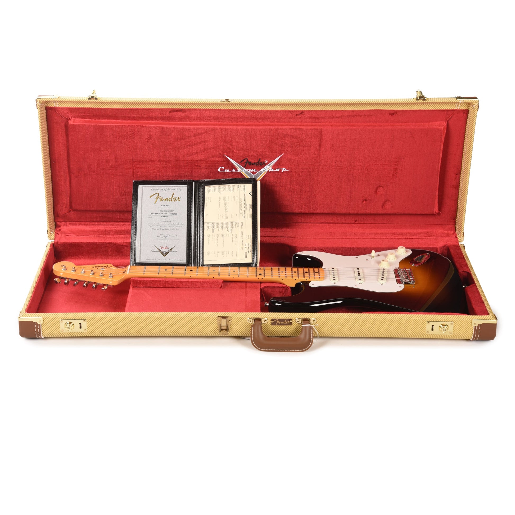 Fender Custom Shop 1955 Stratocaster Hardtail "Chicago Special" Time Capsule Super Faded Wide Fade 2-Color Sunburst