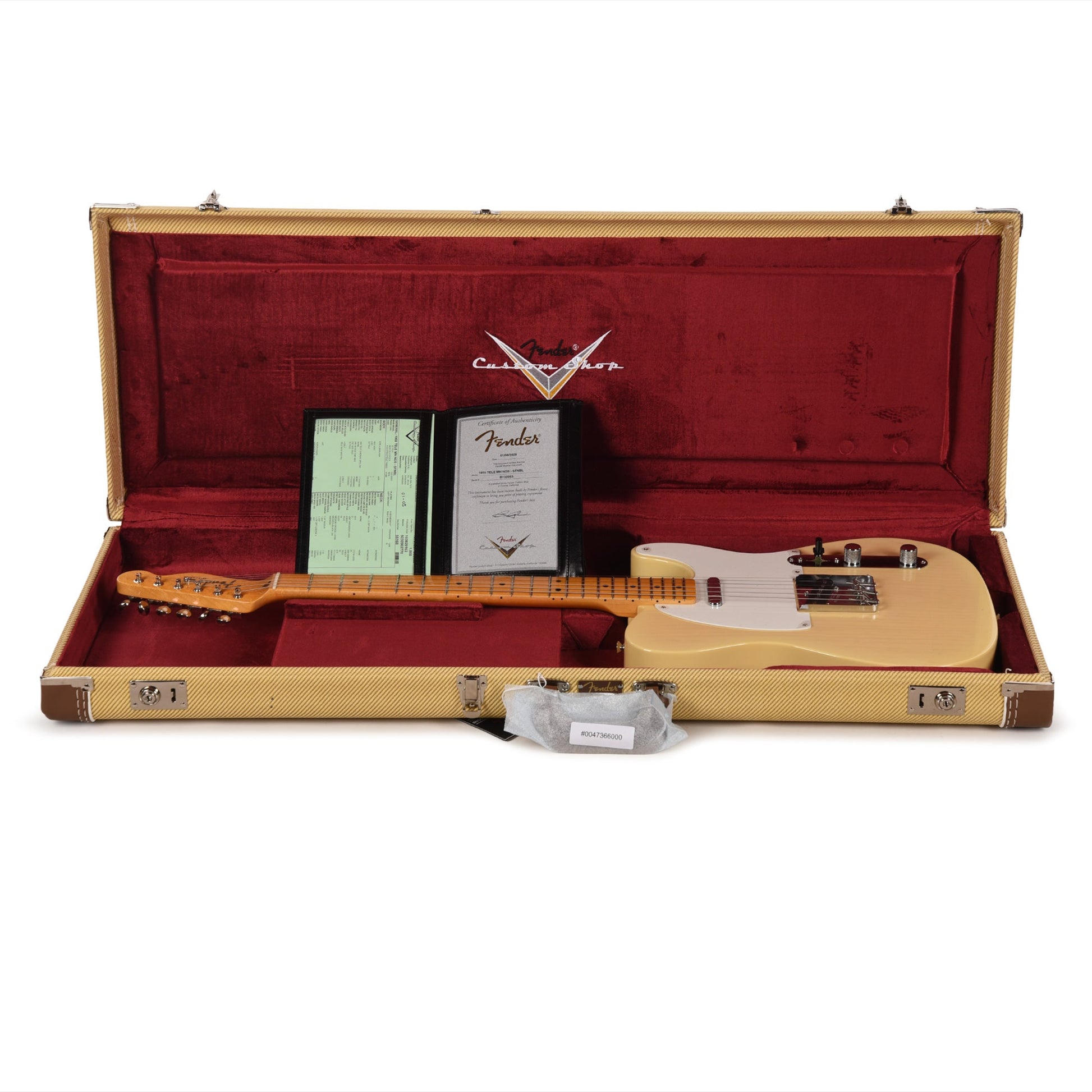 Fender Custom Shop 1955 Telecaster "Chicago Special" NOS Super Faded Nocaster Blonde