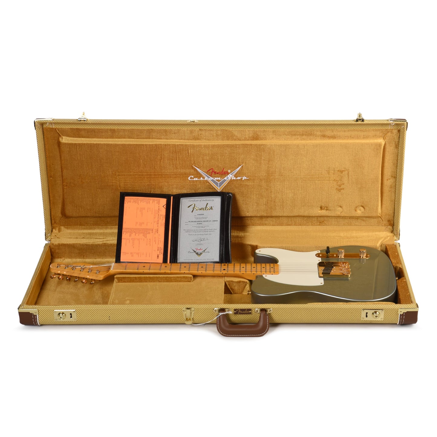 Fender Custom Shop 1956 Esquire "Chicago Special" Deluxe Closet Classic Super Aged Blue Ice Metallic