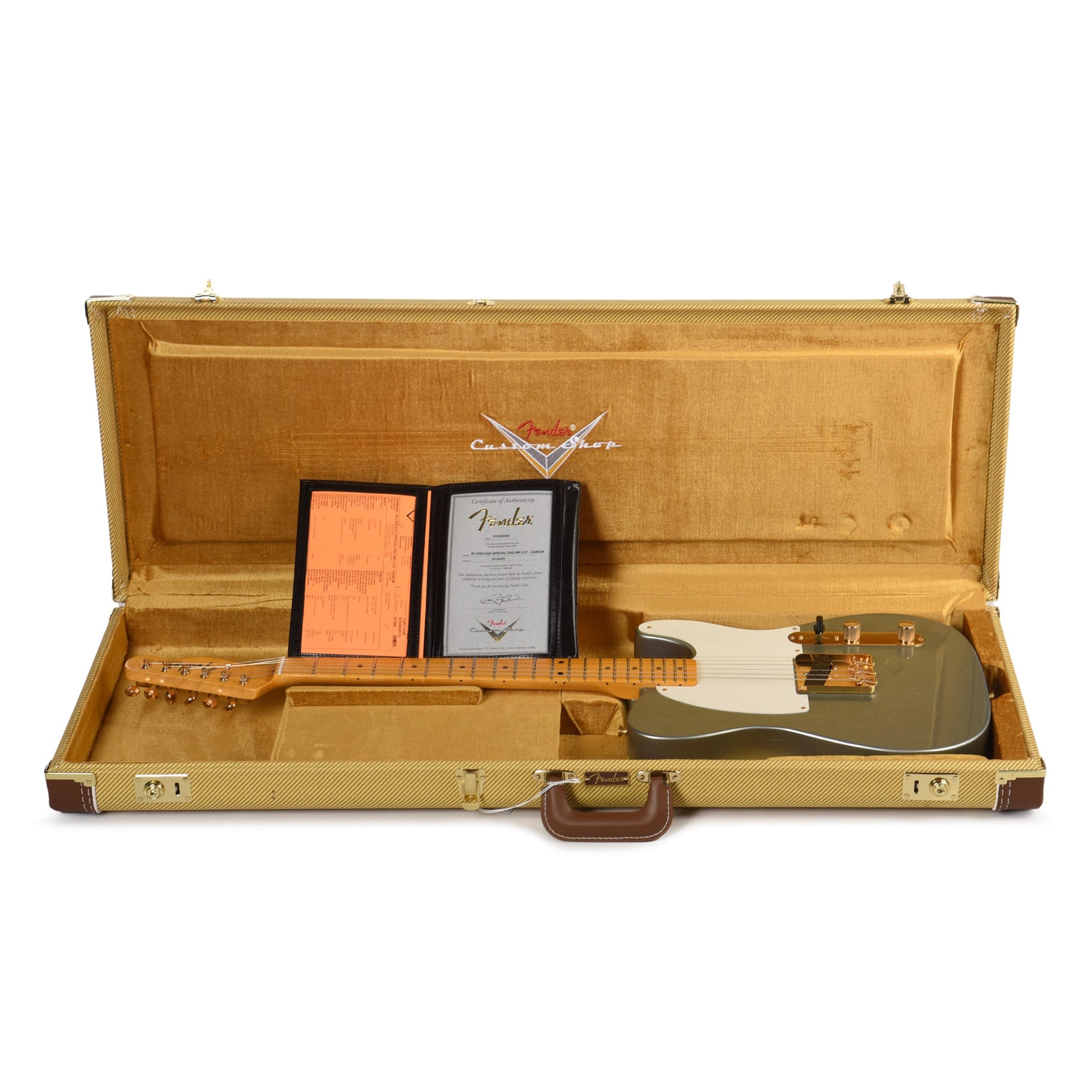 Fender Custom Shop 1956 Esquire "Chicago Special" Deluxe Closet Classic Super Aged Blue Ice Metallic