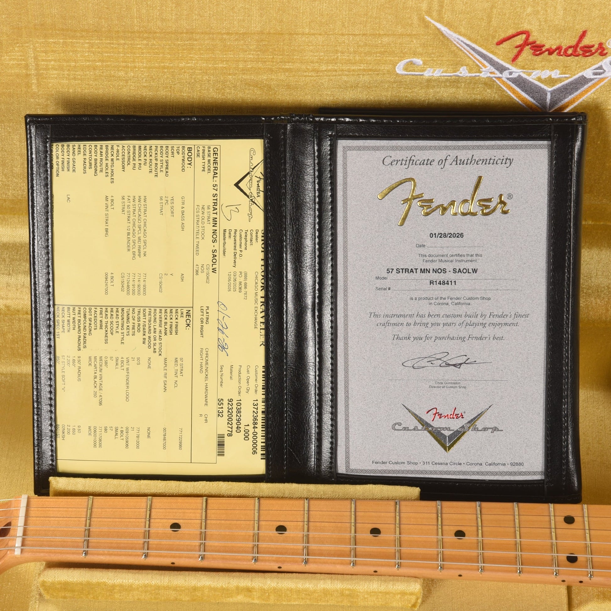 Fender Custom Shop 1957 Stratocaster "Chicago Special" NOS Super Aged Olympic White