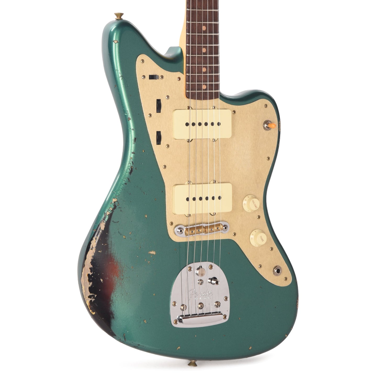 Fender Custom Shop 1959 Jazzmaster "Chicago Special" Relic British Racing Green over Wide Fade 3-Color Sunburst