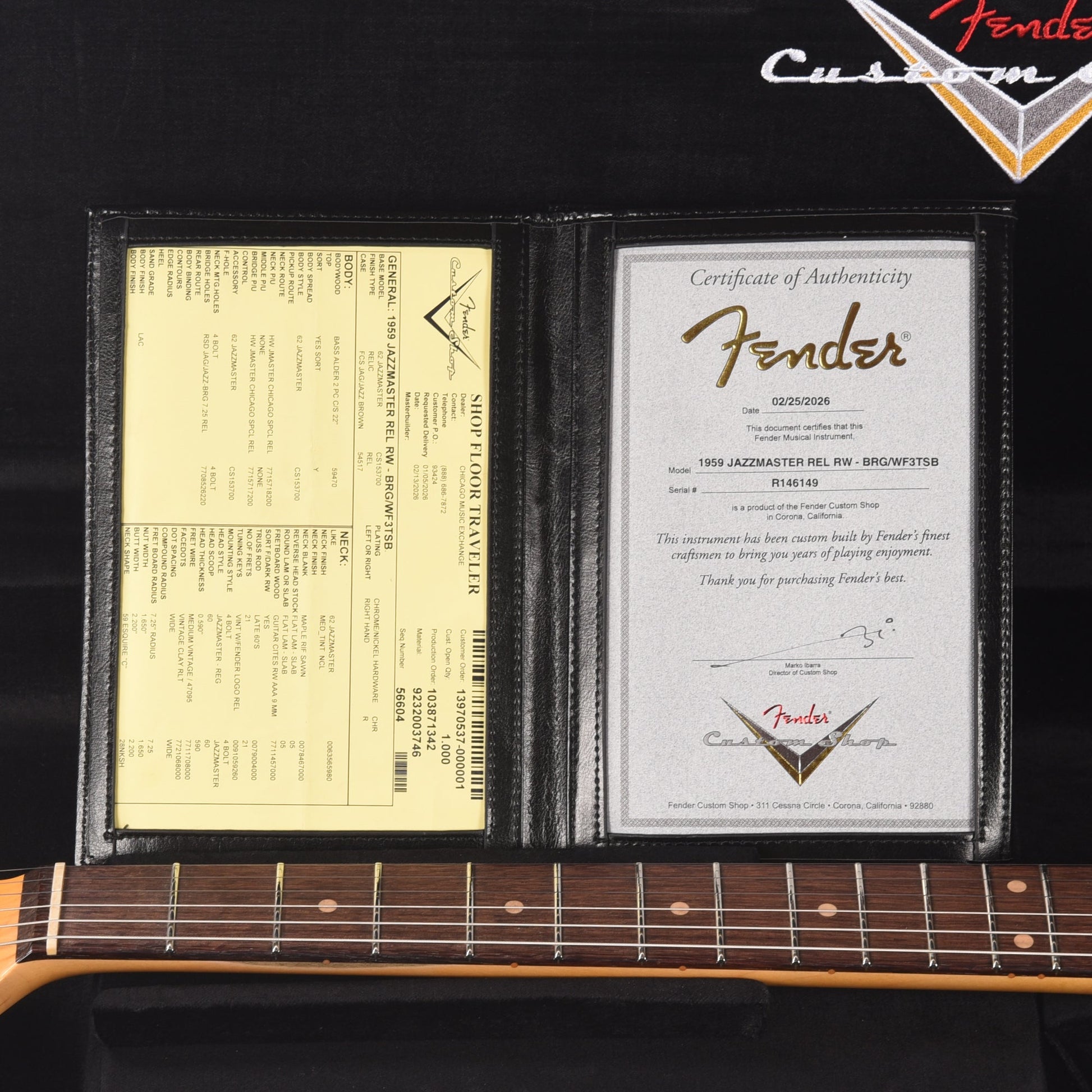 Fender Custom Shop 1959 Jazzmaster "Chicago Special" Relic British Racing Green over Wide Fade 3-Color Sunburst