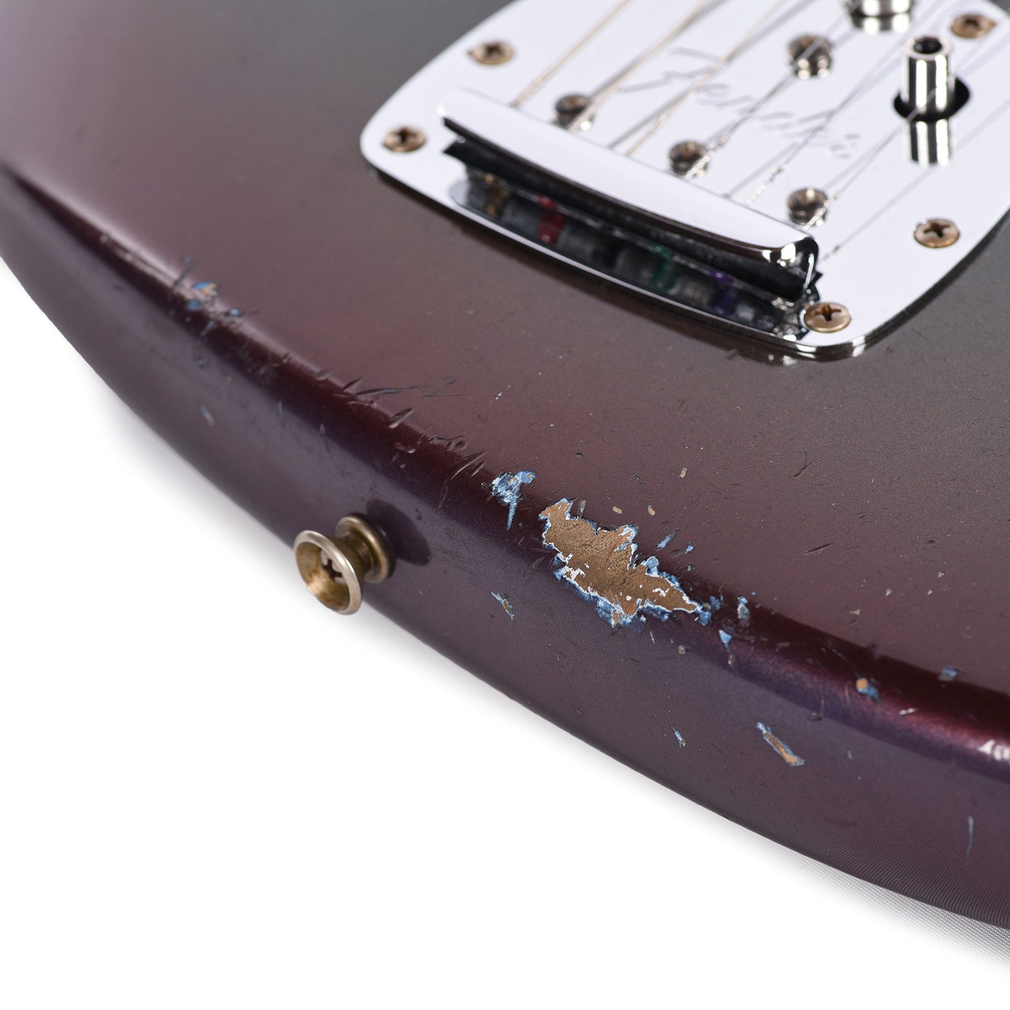 Fender Custom Shop 1959 Jazzmaster "Chicago Special" Relic No-Stripe Competition Burgundy Master Built by Levi Perry