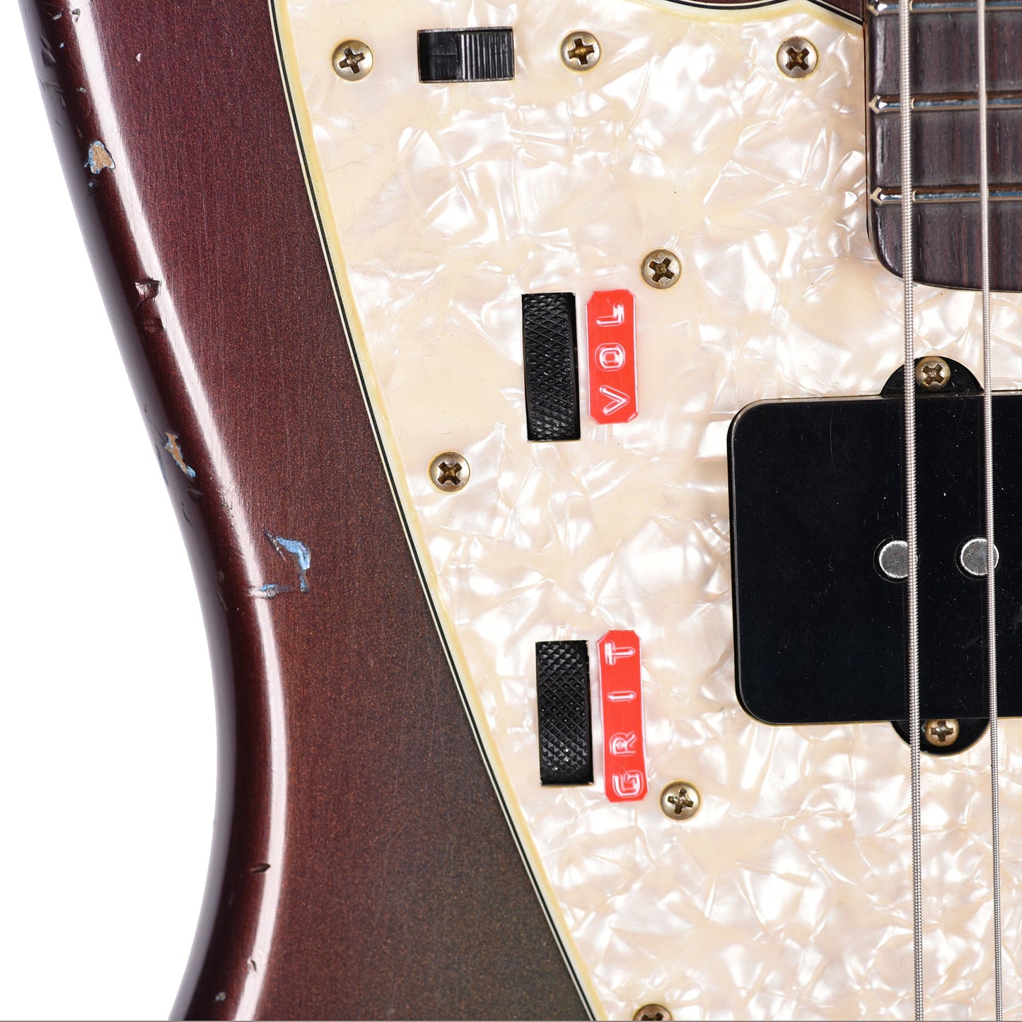 Fender Custom Shop 1959 Jazzmaster "Chicago Special" Relic No-Stripe Competition Burgundy Master Built by Levi Perry